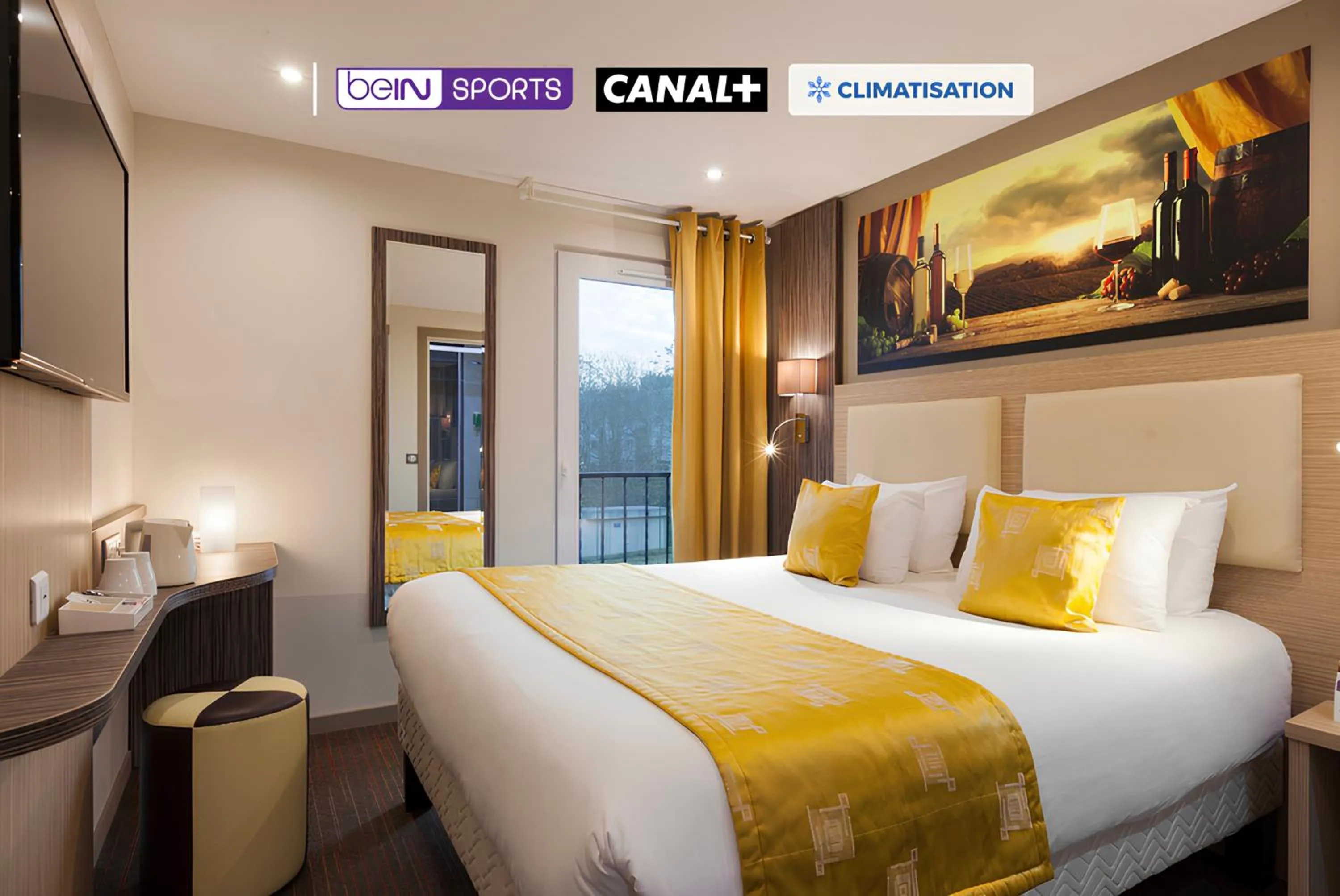 Photo of the whole room, Bed in Comfort Hotel Orléans Olivet Provinces