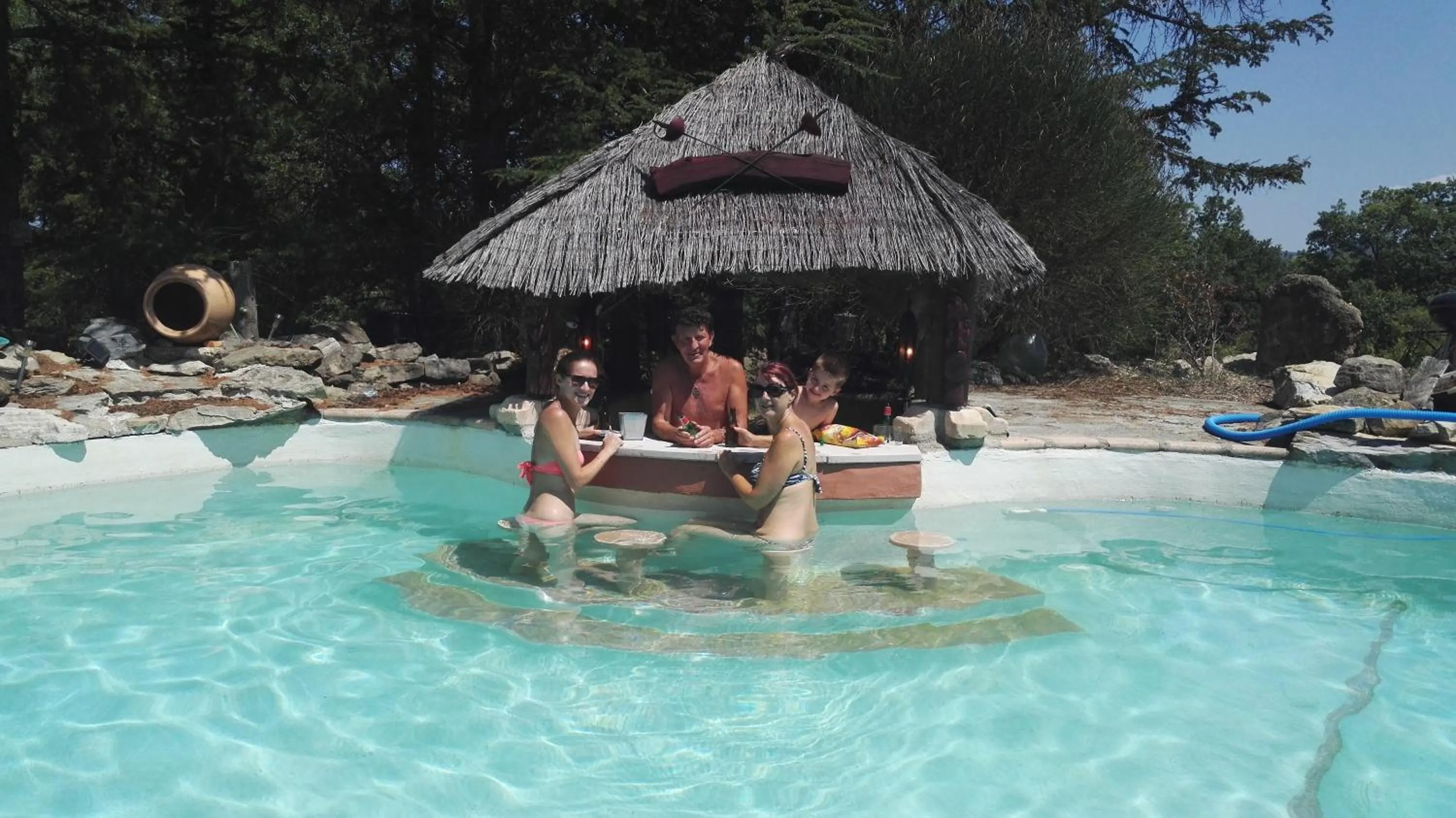 Lounge or bar in Suite Médiévale 40m2 chambre d' hôte du Mas Fabrègue