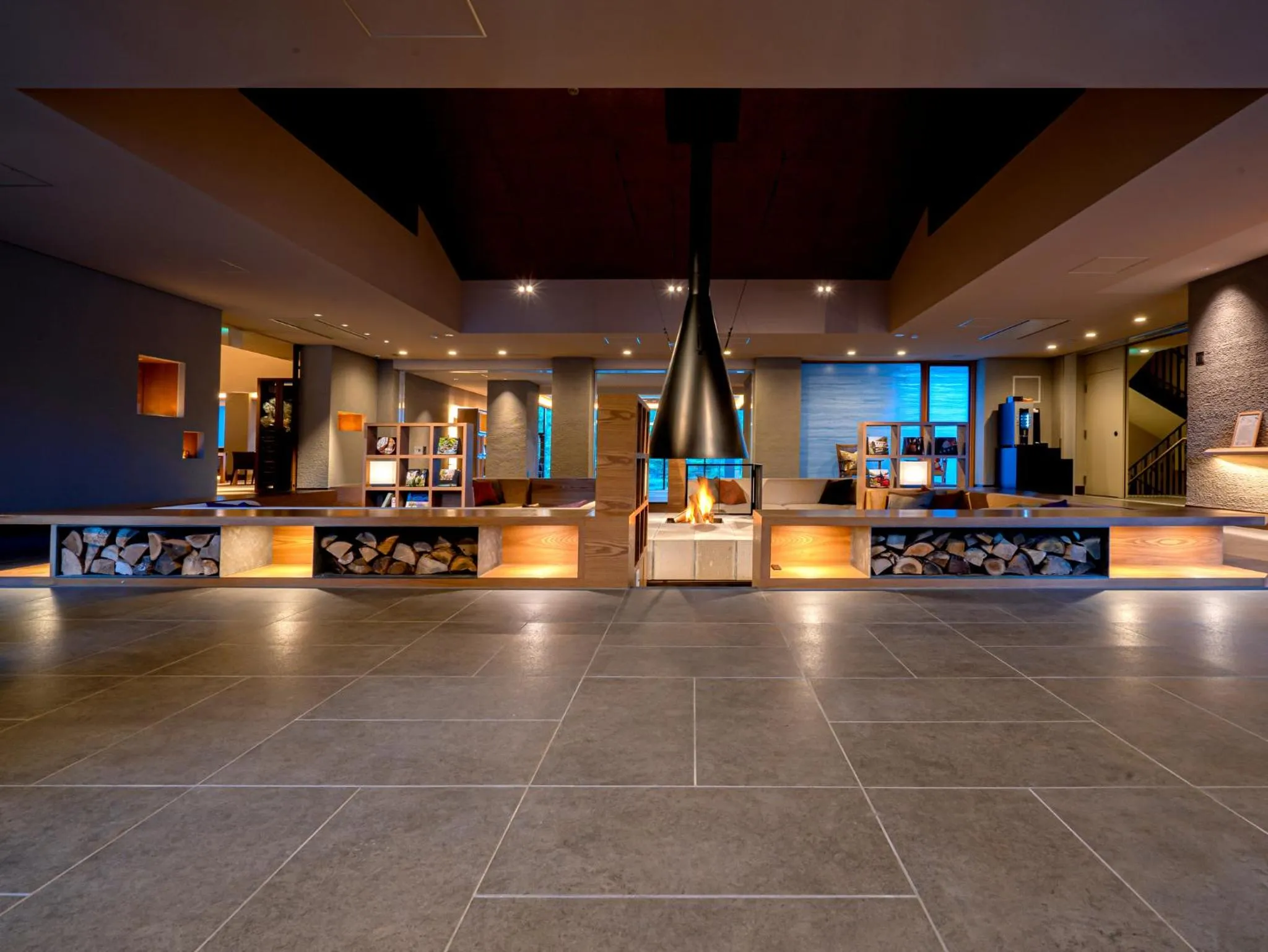 Lobby or reception in Okujozankei Onsen Kasho Gyoen