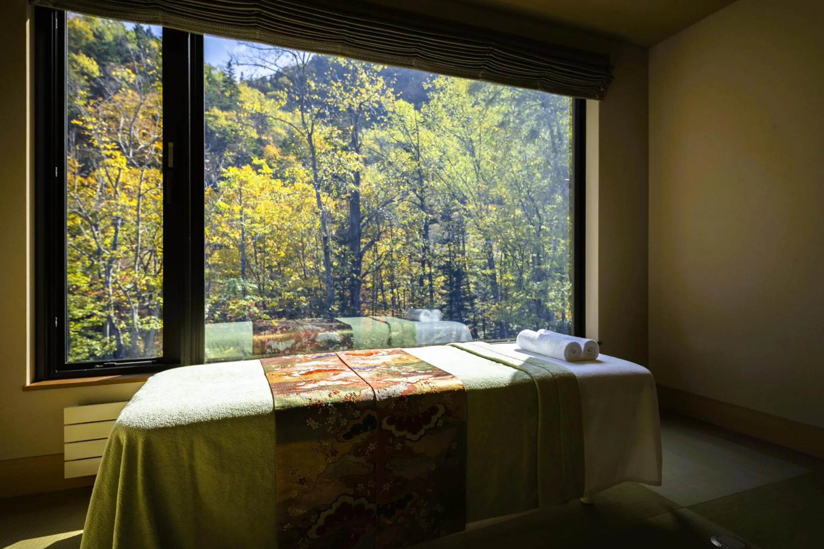 Spa and wellness centre/facilities in Okujozankei Onsen Kasho Gyoen