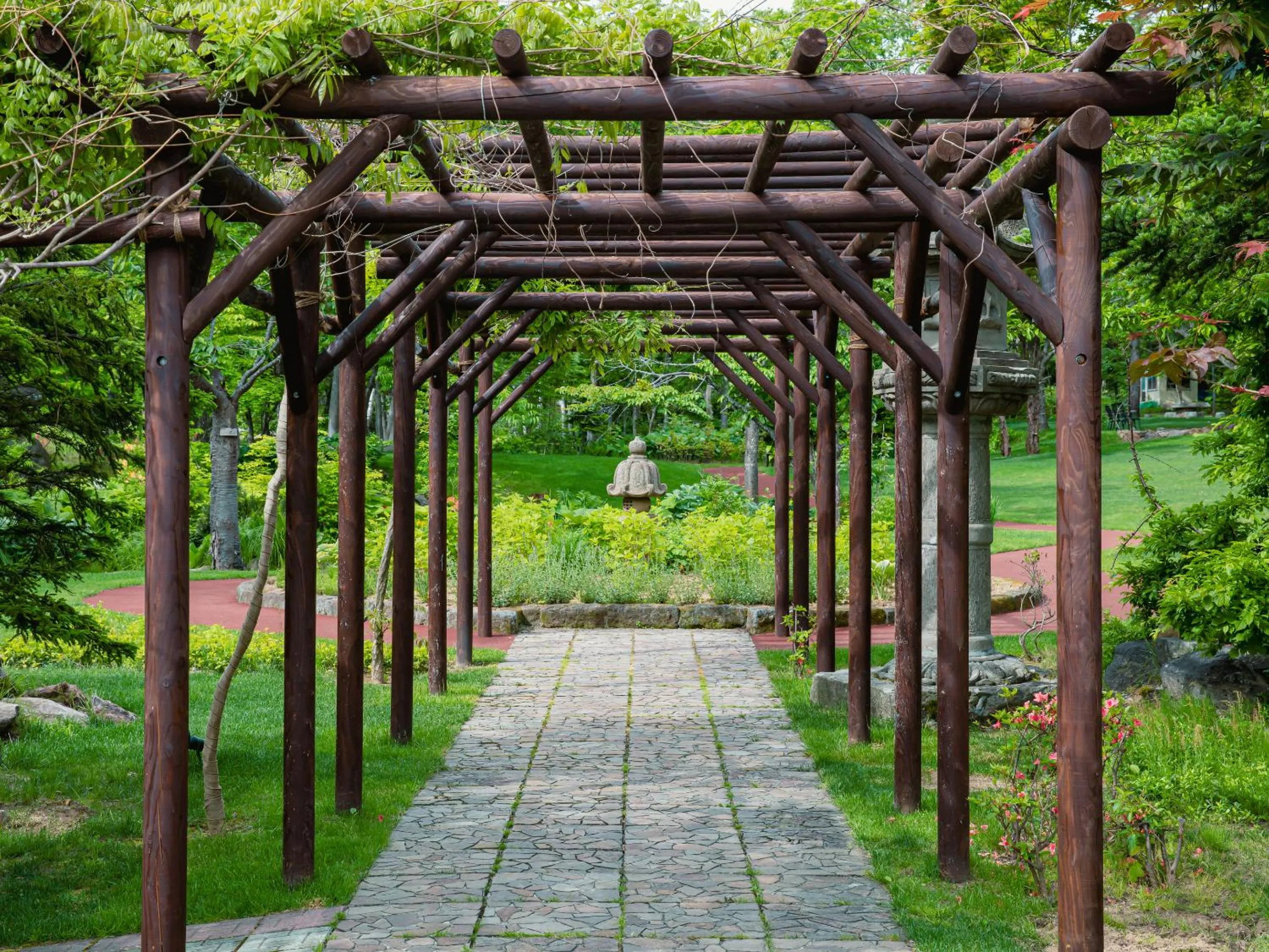 Garden in Okujozankei Onsen Kasho Gyoen