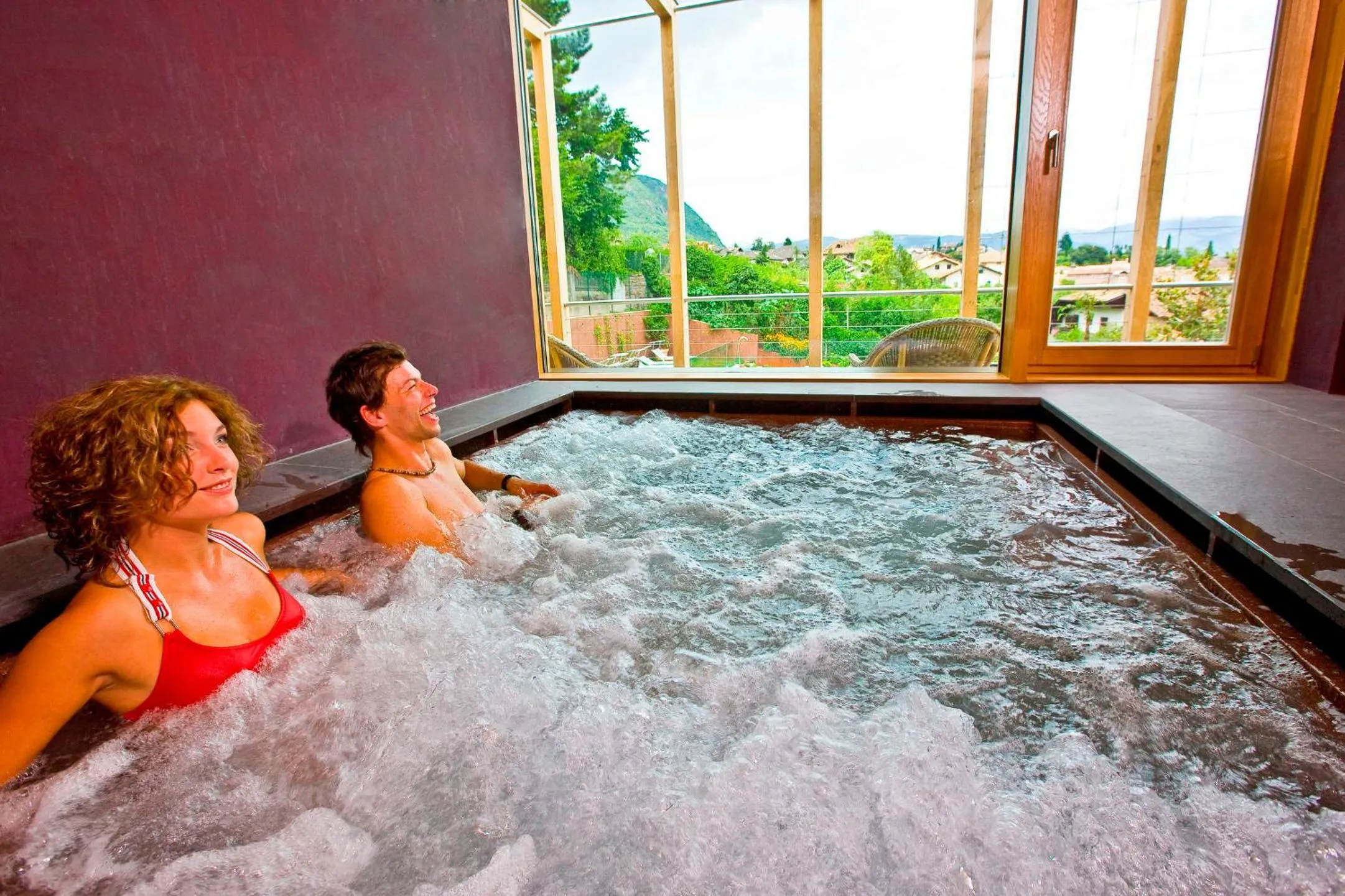 Hot Tub in Hotel Goldener Stern