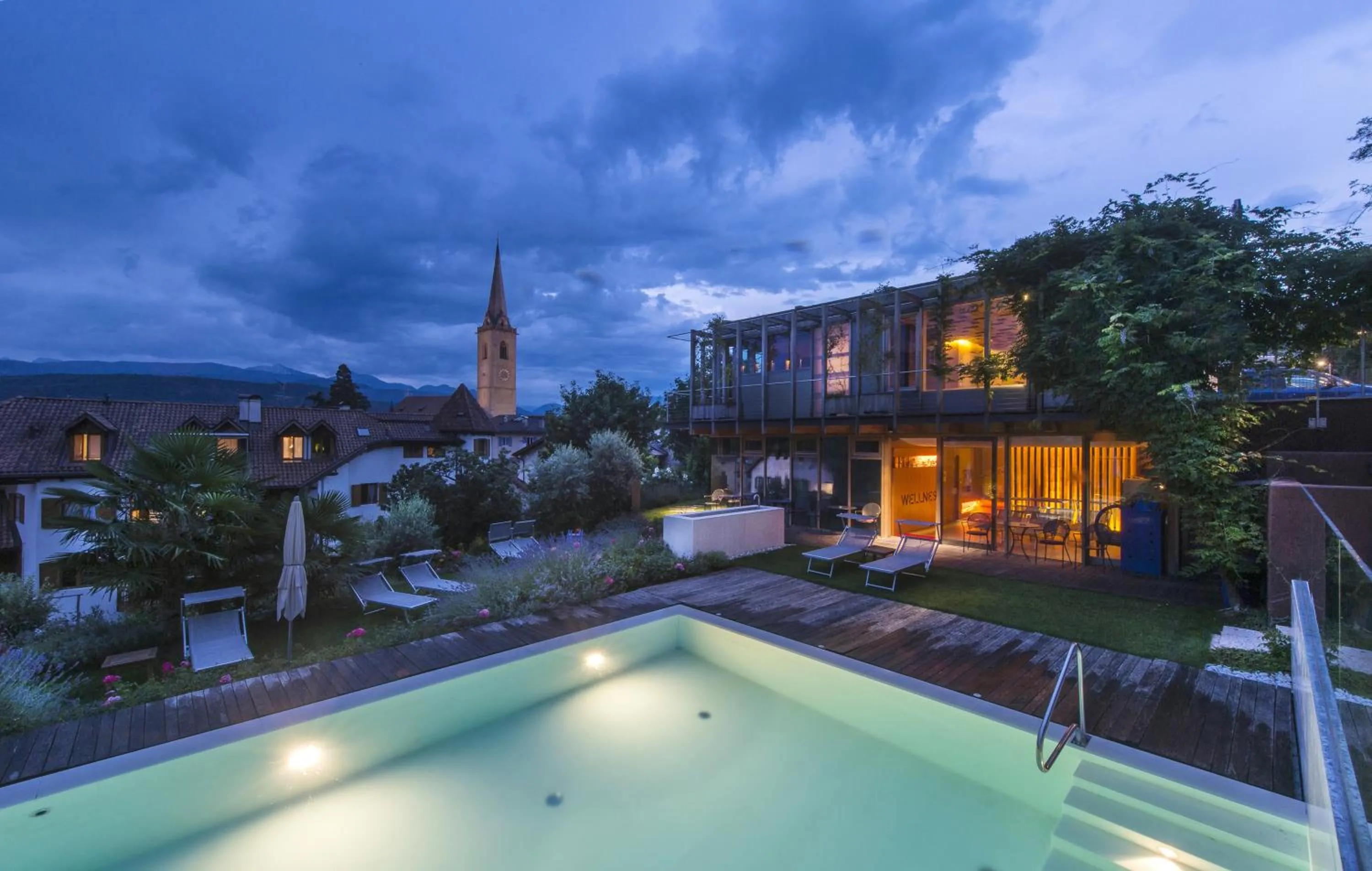 Swimming pool in Hotel Goldener Stern