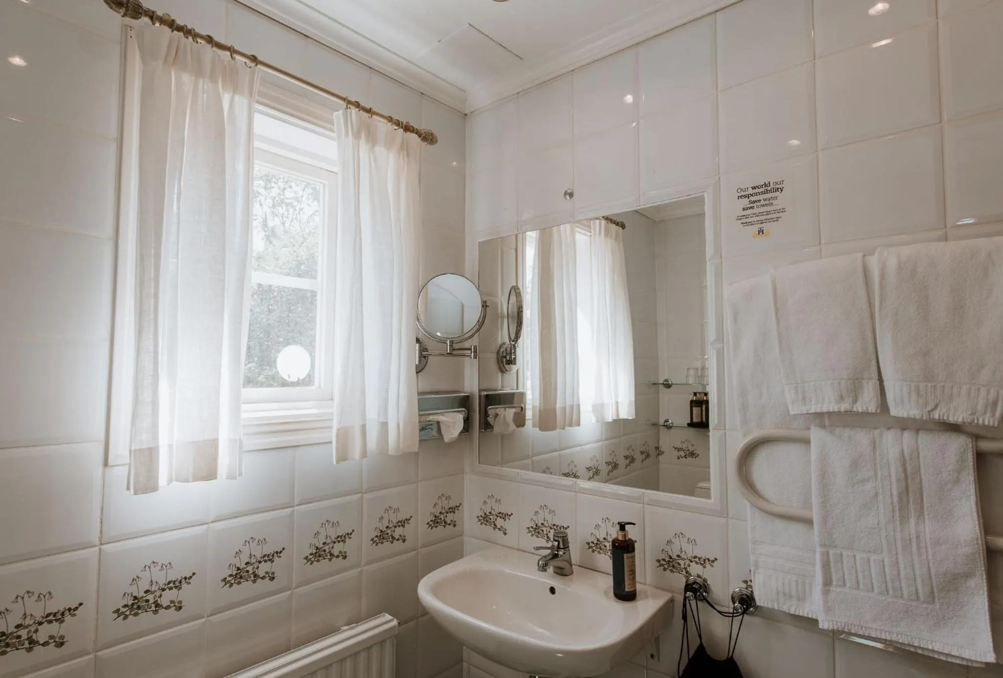 Bathroom in Toftaholm Herrgård