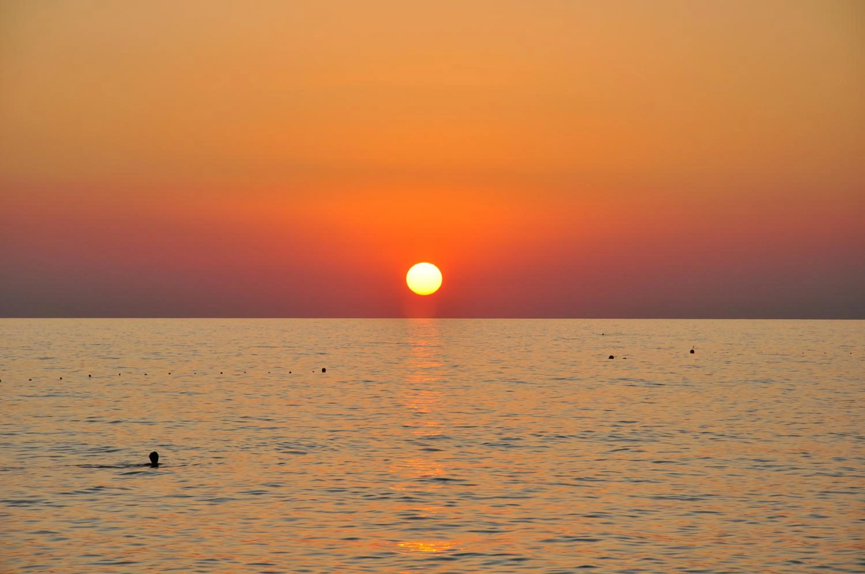 Sunset in Anitas Hotel