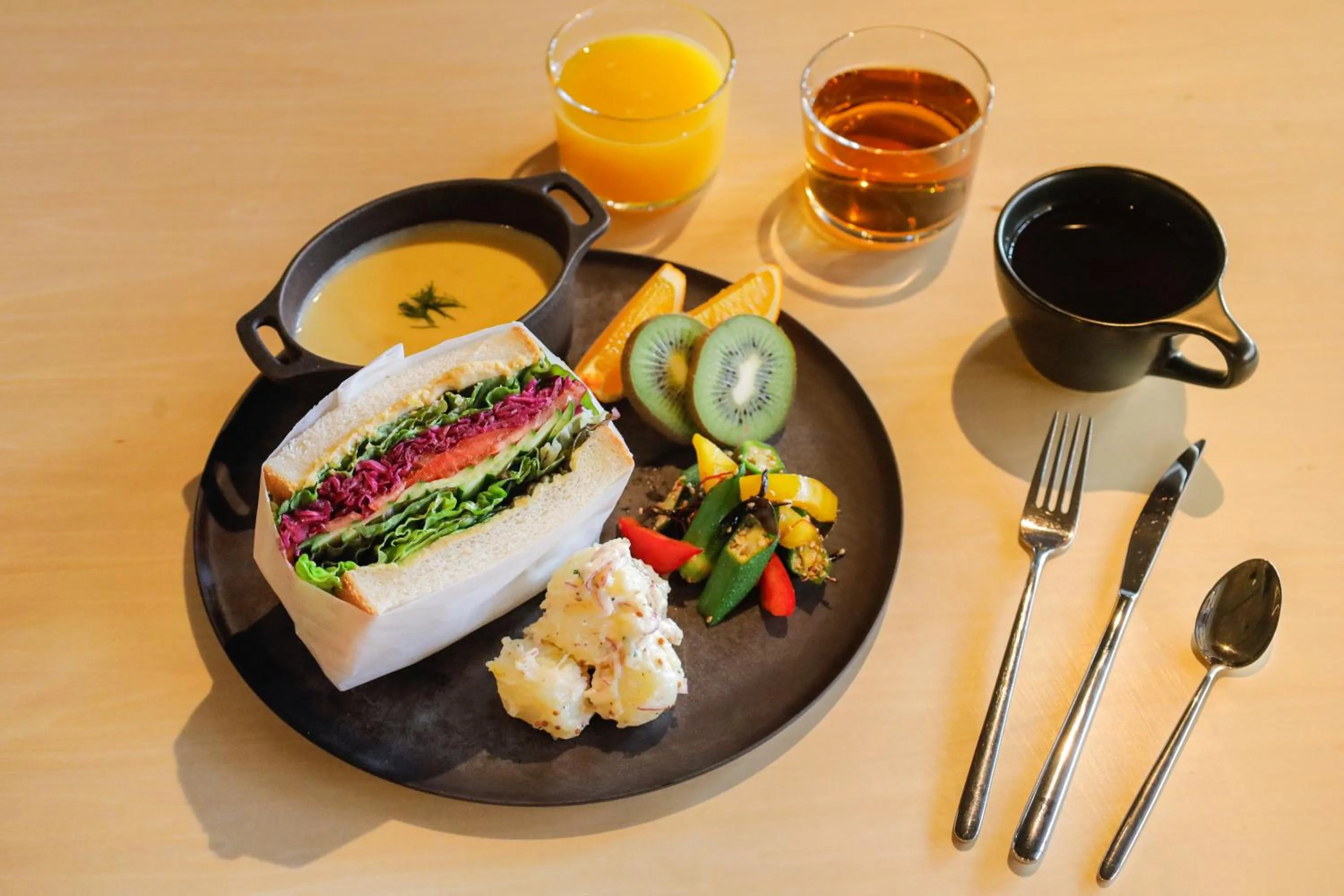 Breakfast in RAKURO Kyoto by THE SHARE HOTELS