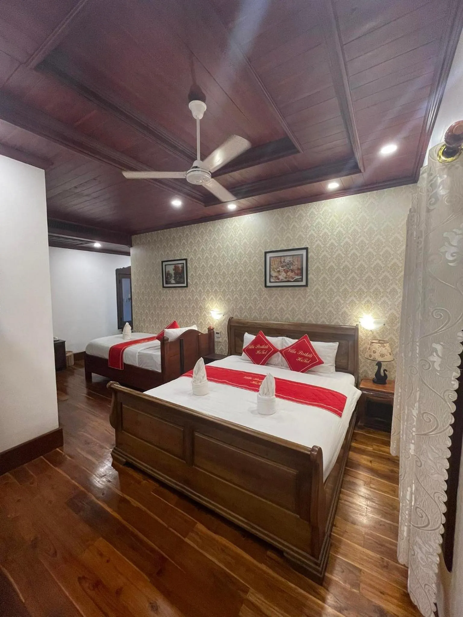 Bedroom, Bed in Luang Prabang Villa Sirikili River View