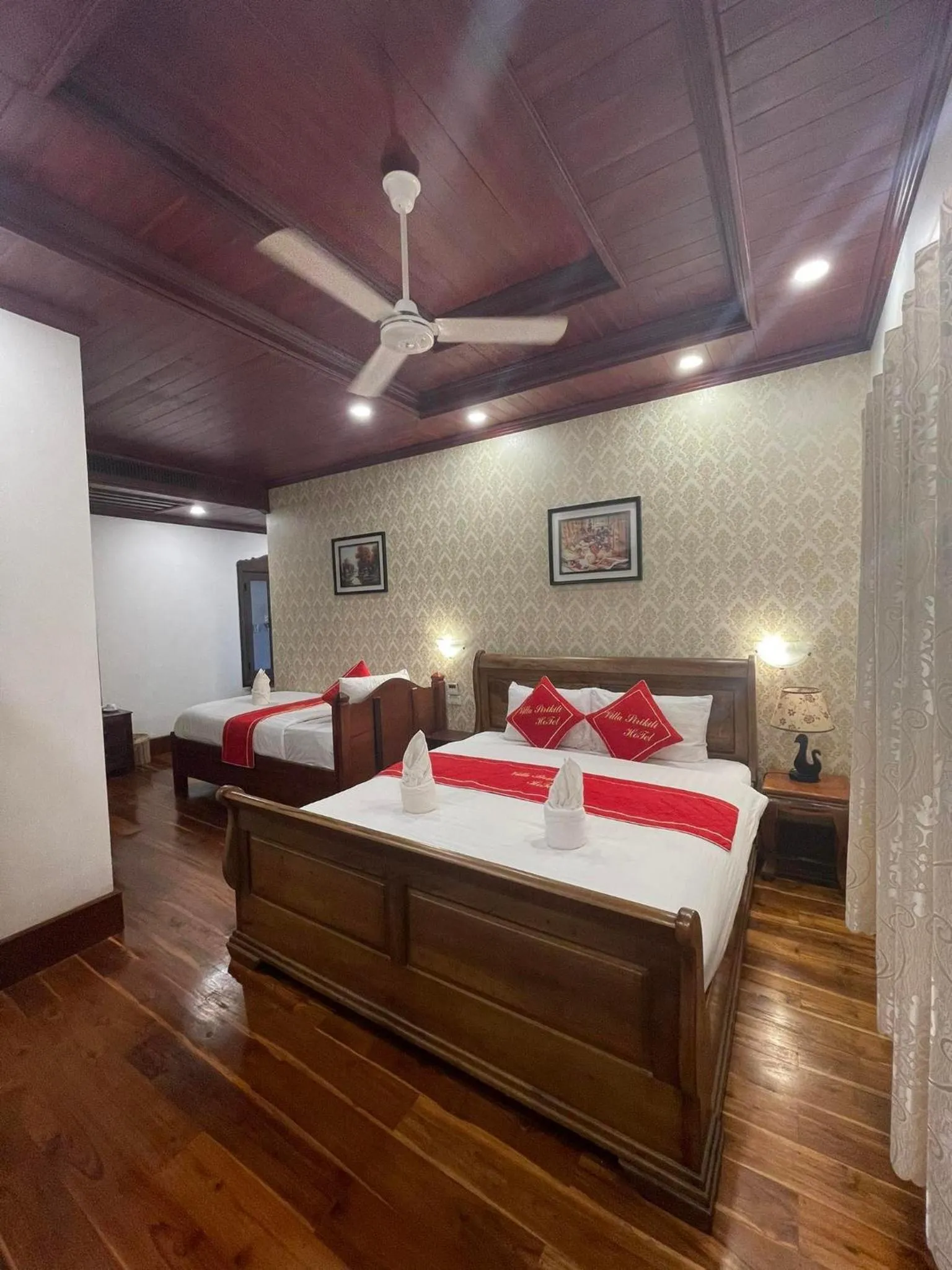 Photo of the whole room, Bed in Luang Prabang Villa Sirikili River View