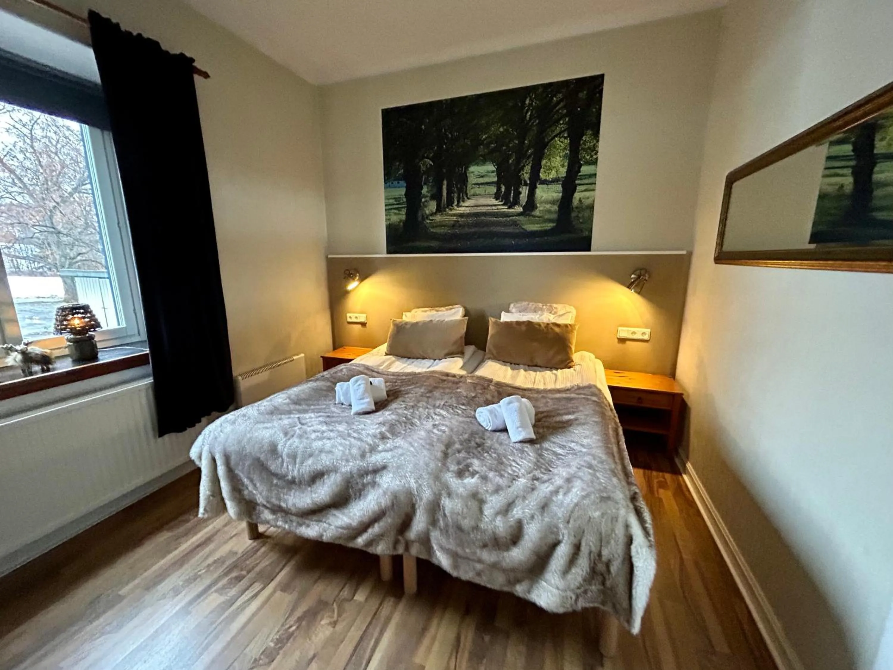 Bed in Kungshaga Hotell