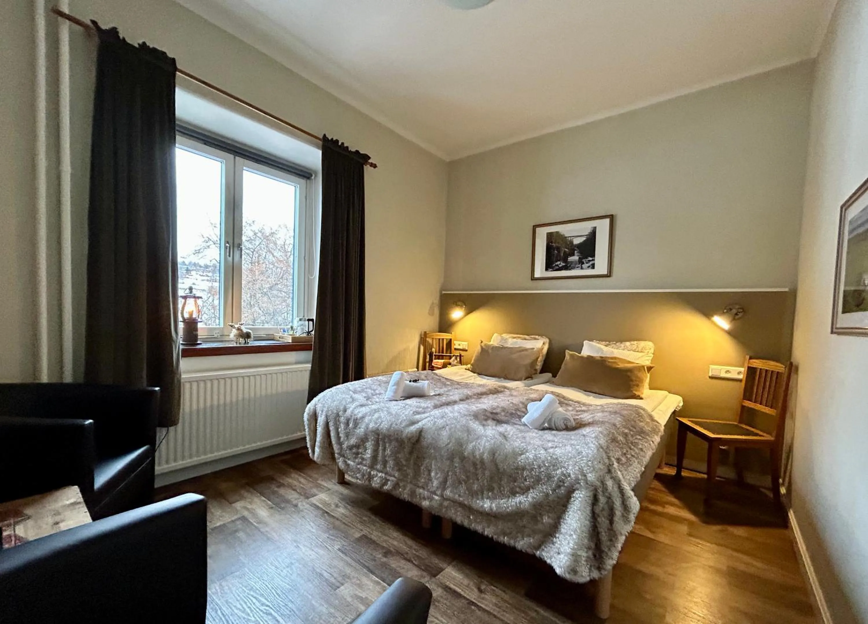 Bed in Kungshaga Hotell