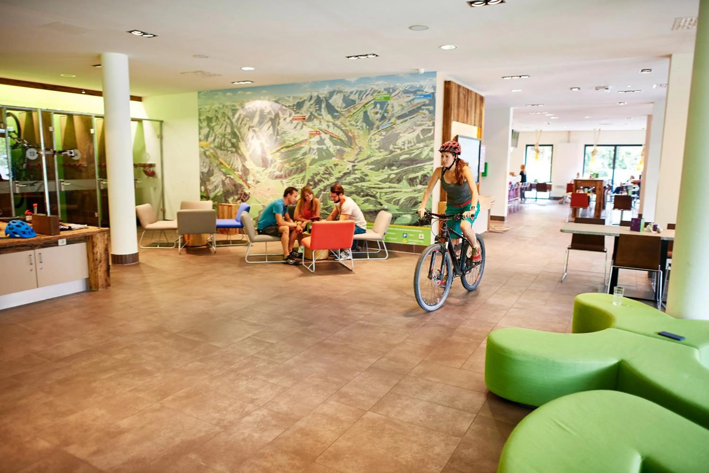 Lounge or bar in Explorer Hotel Montafon