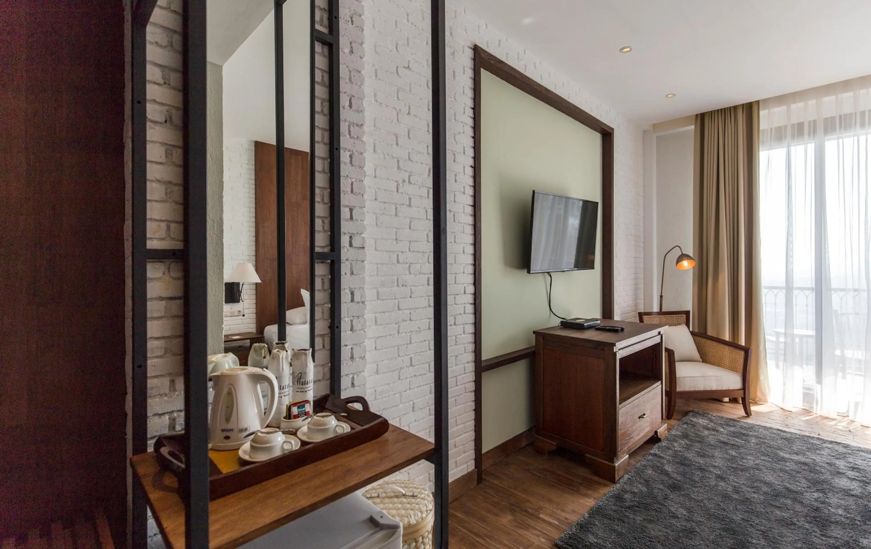 Coffee/tea facilities, Bed in Plataran Bromo