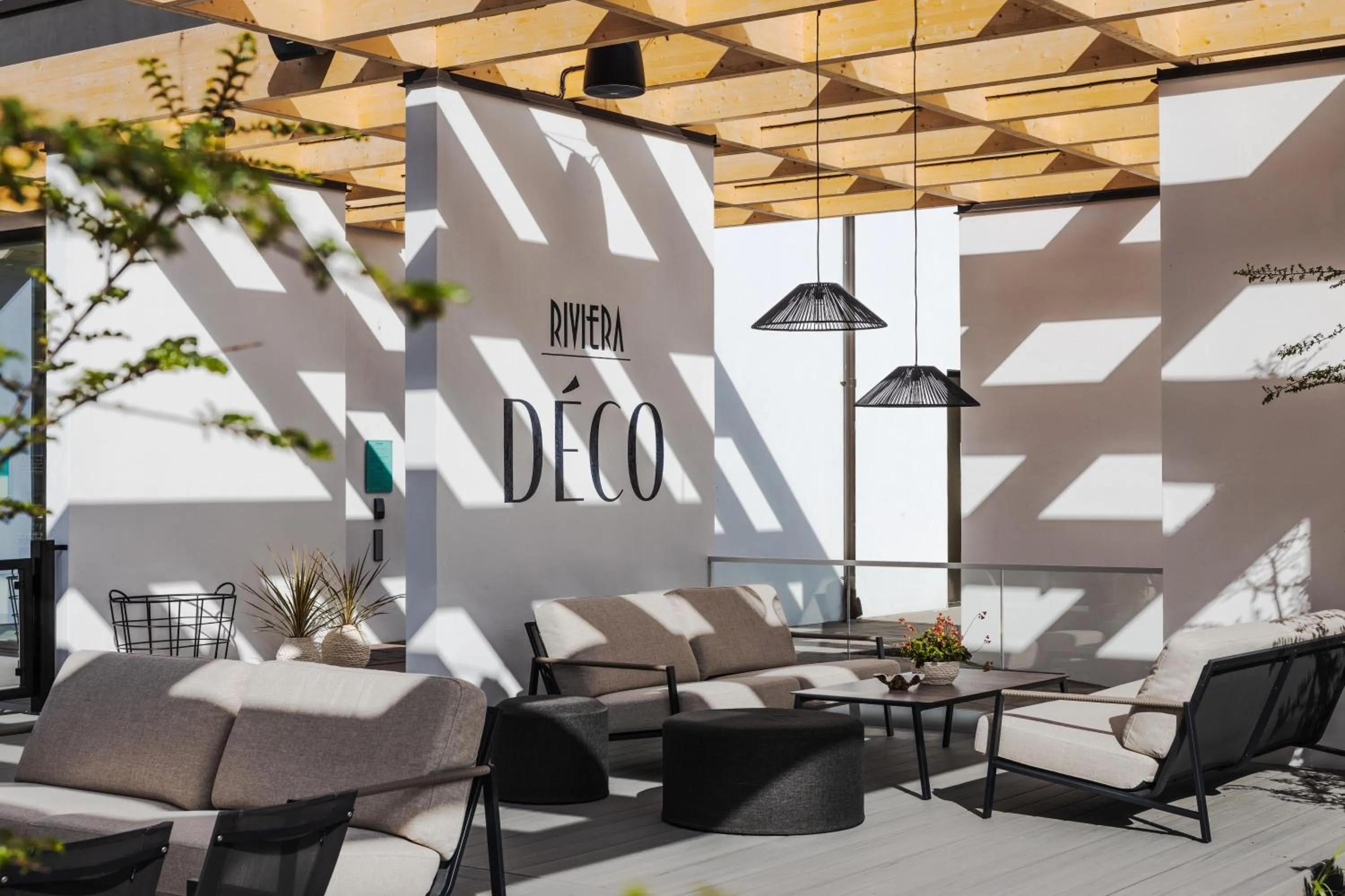 Seating area in Hotel Riviera Strand