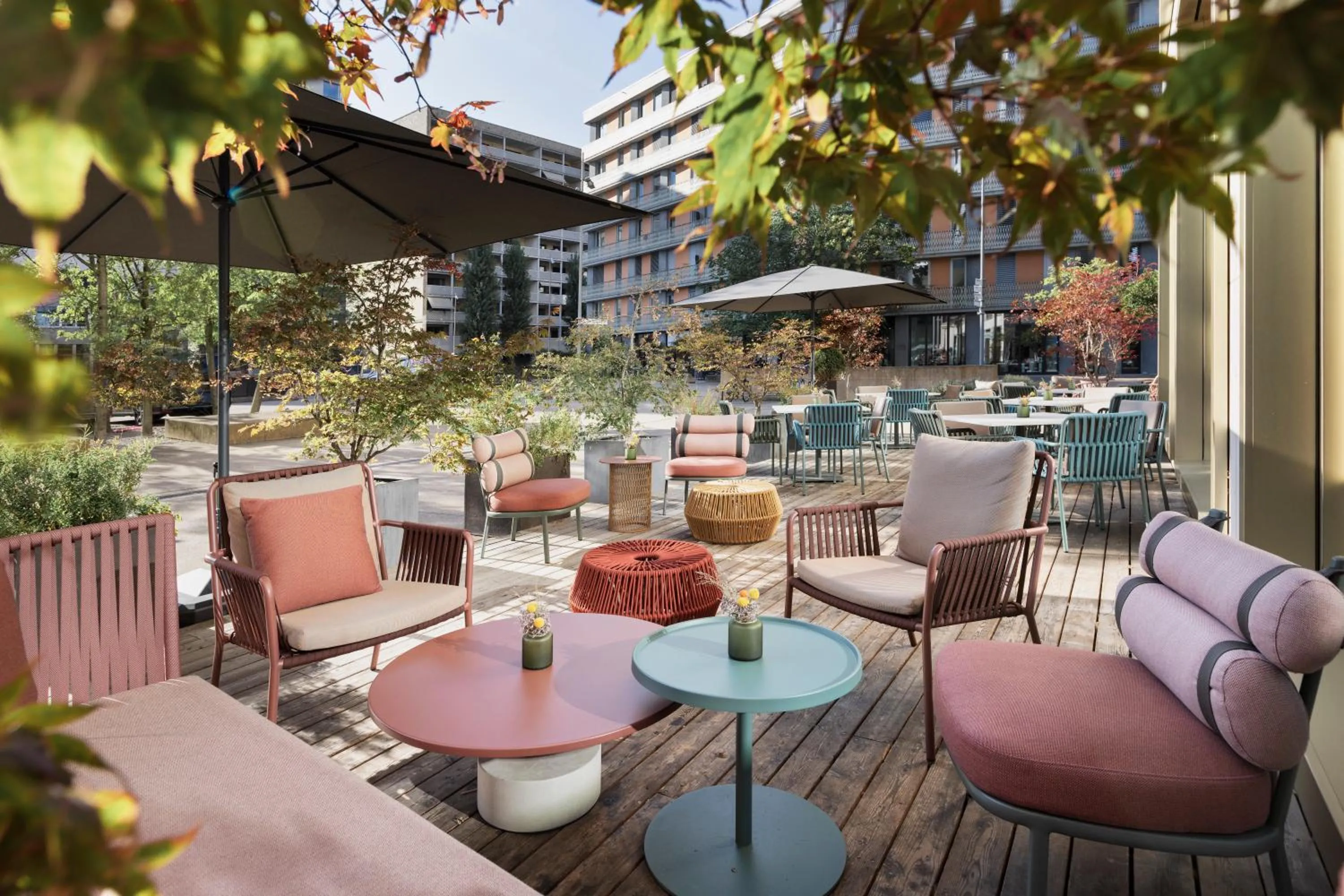 Property building in Renaissance Zurich Tower Hotel