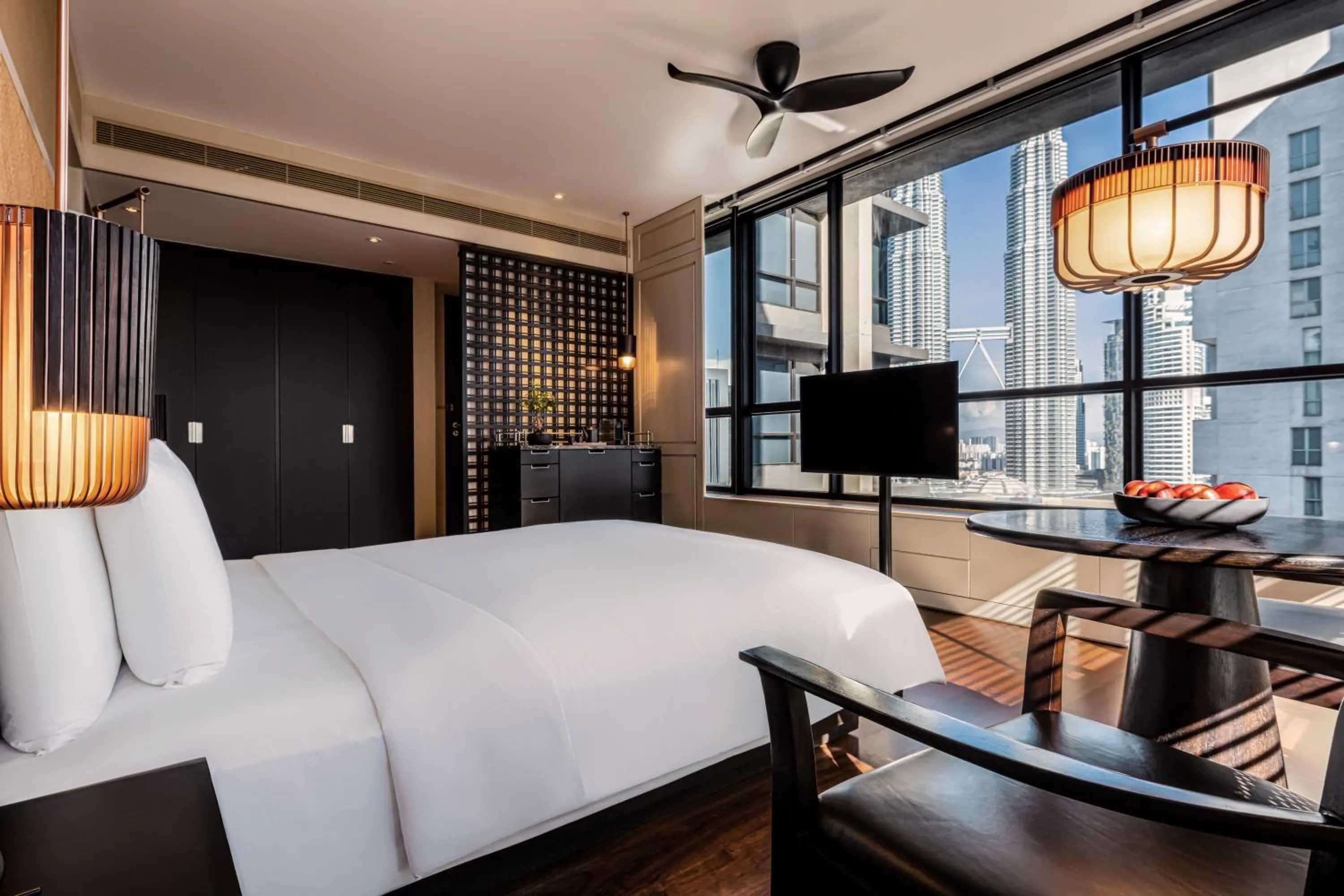 View (from property/room), Bed in The RuMa Hotel and Residences