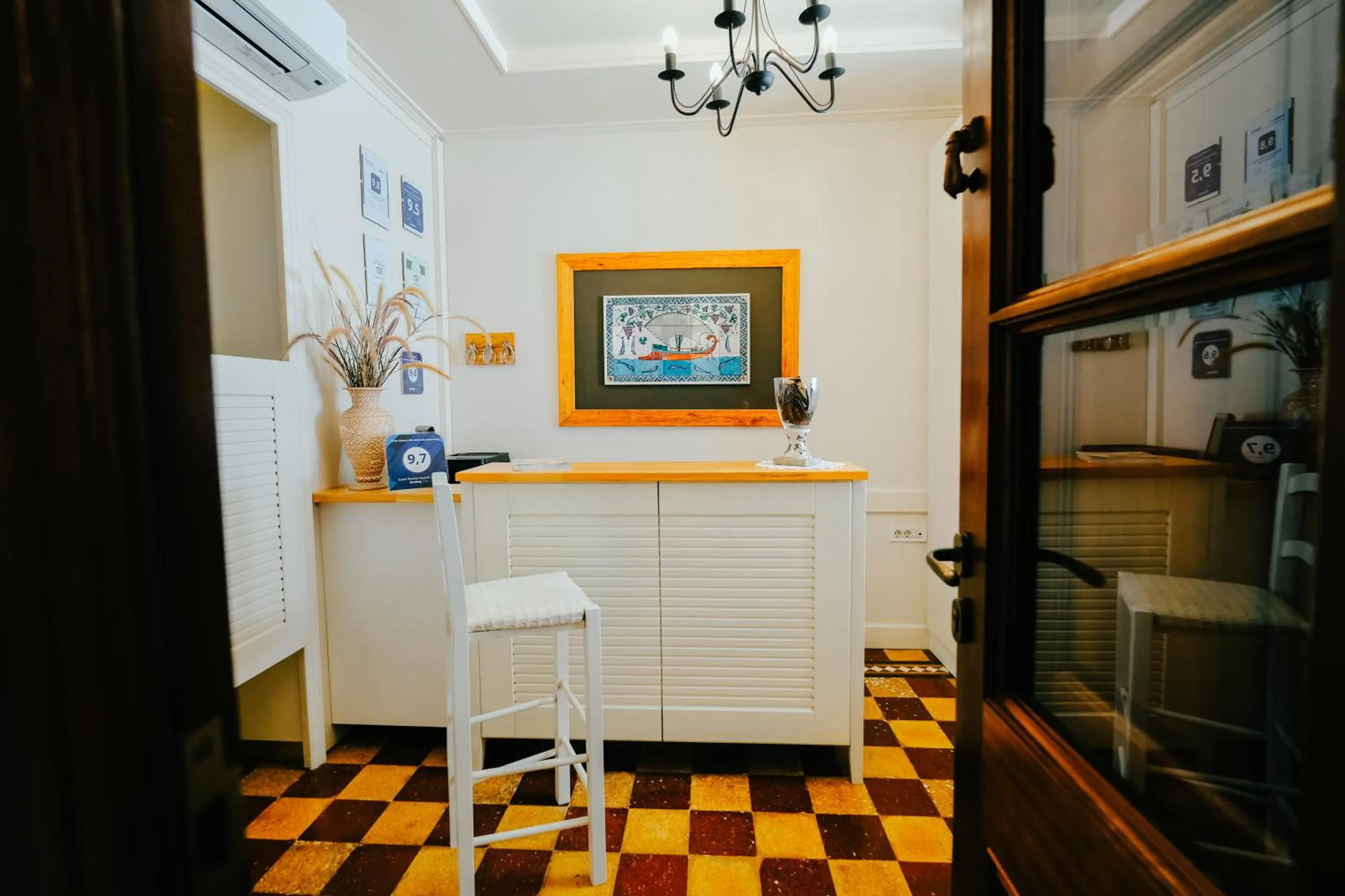 Lobby or reception in Rodos Niohori Elite Suites Boutique Hotel