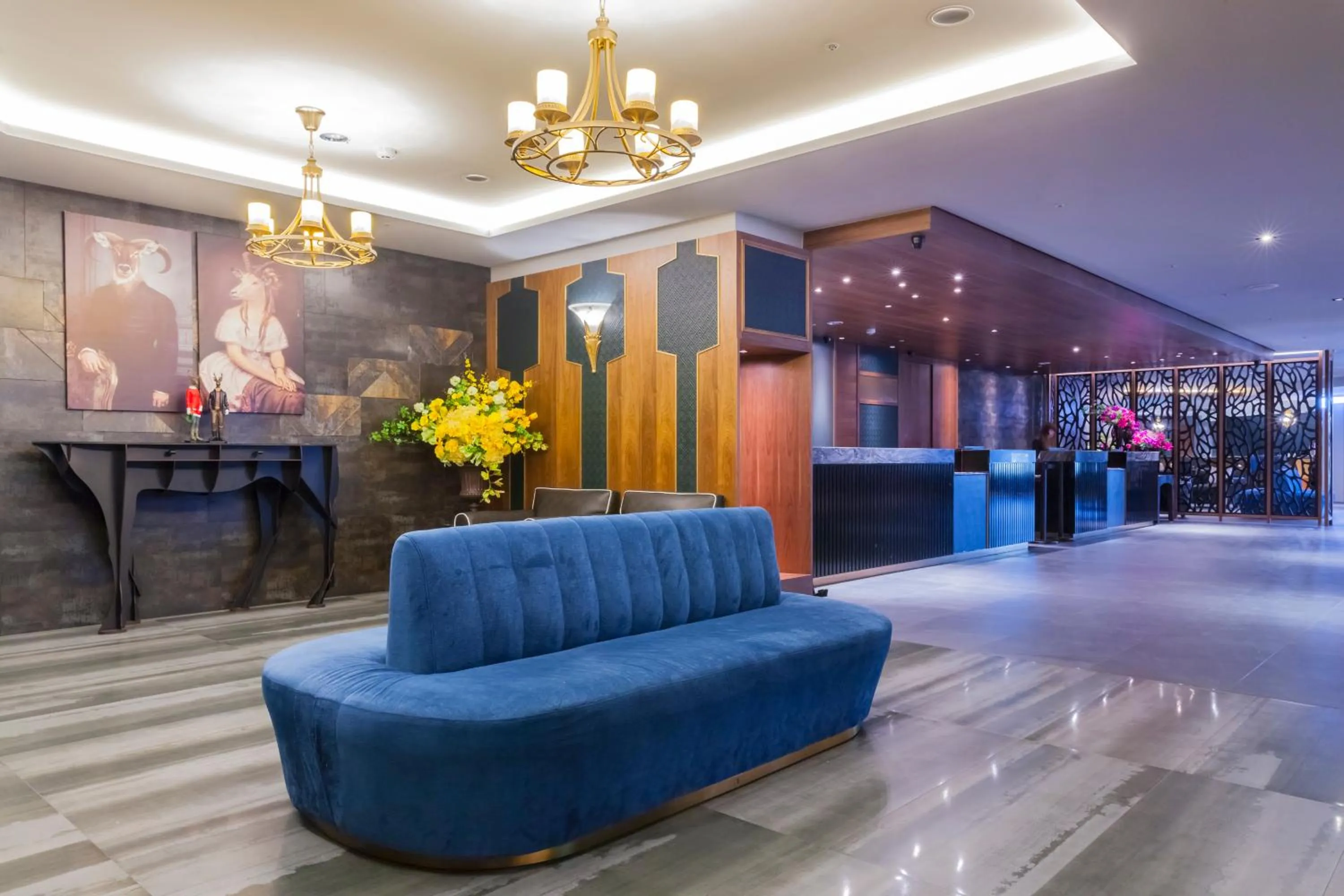 Lobby or reception in Saint Art Hotel