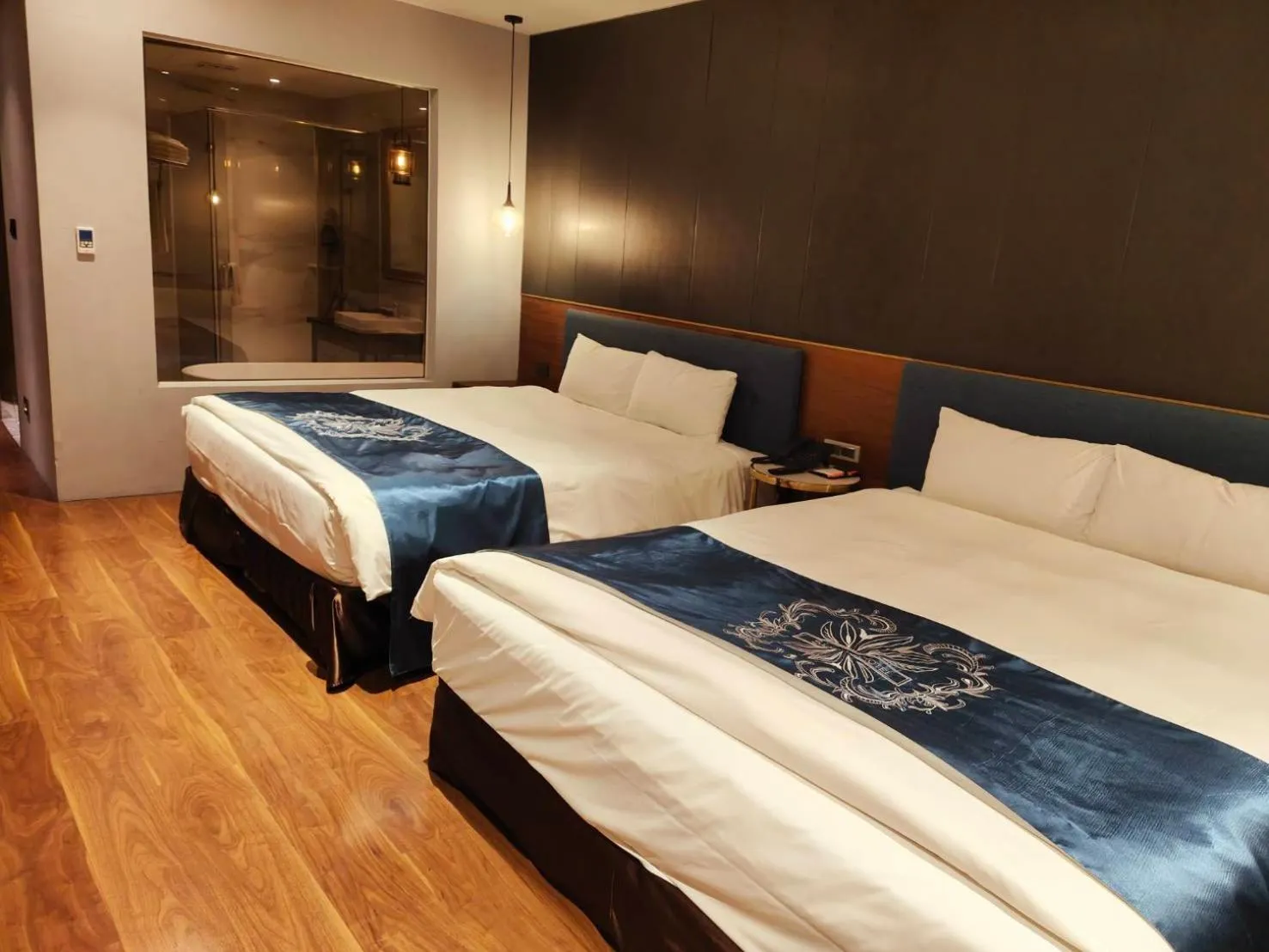 Bed in Saint Art Hotel