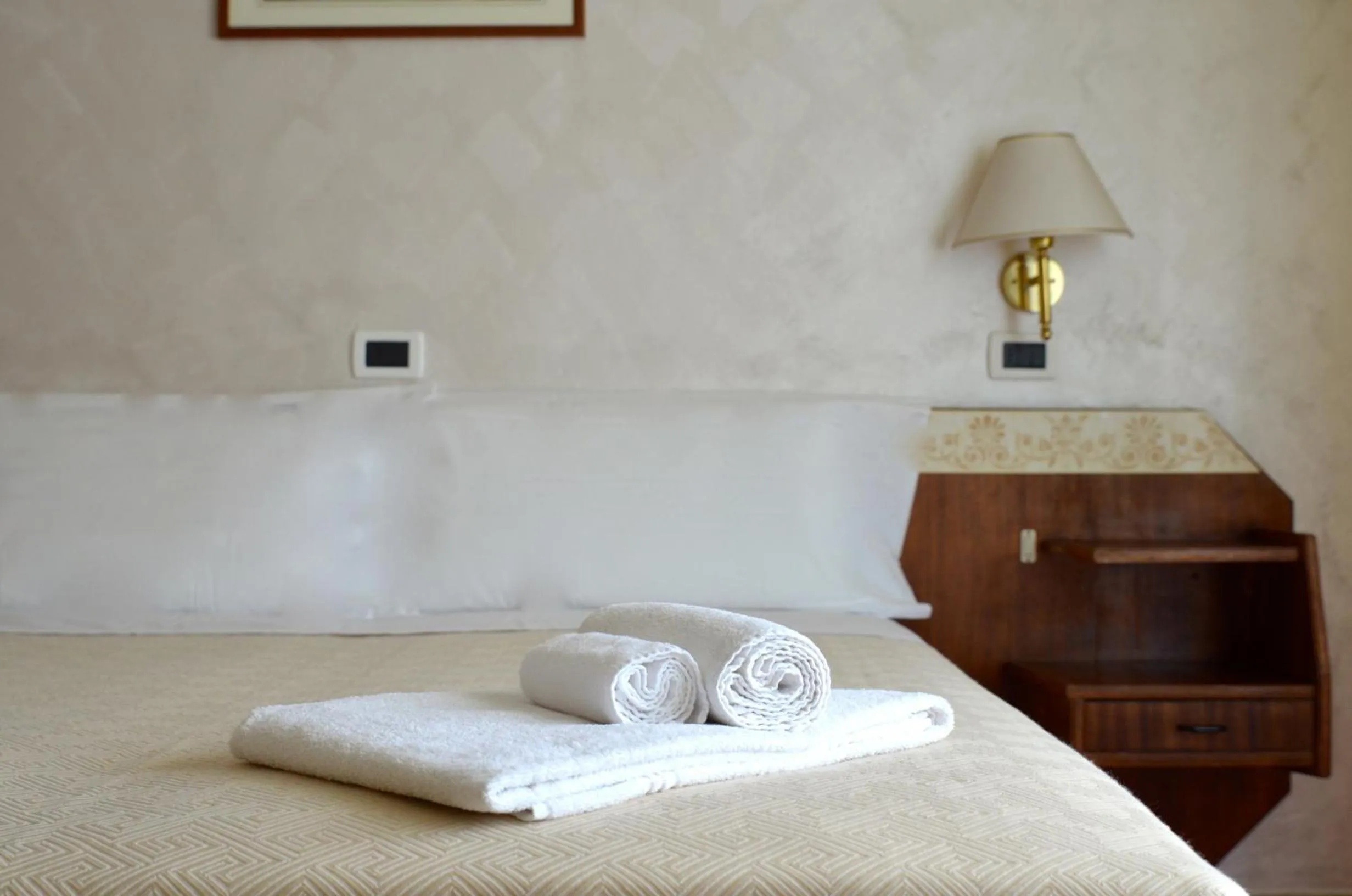 Decorative detail, Bed in Hotel Rosa Serenella