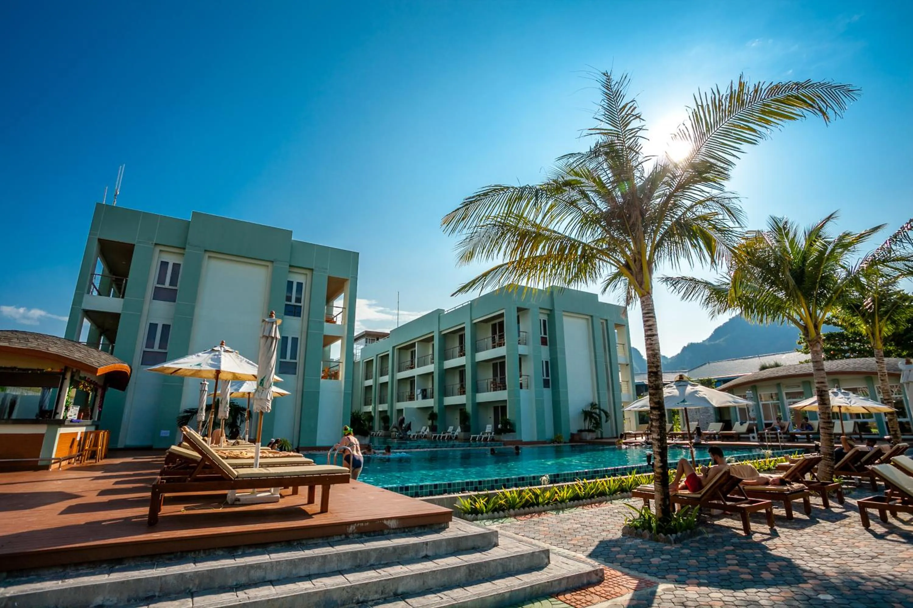 Swimming pool in Phi Phi Harbour View Hotel-SHA Extra Plus