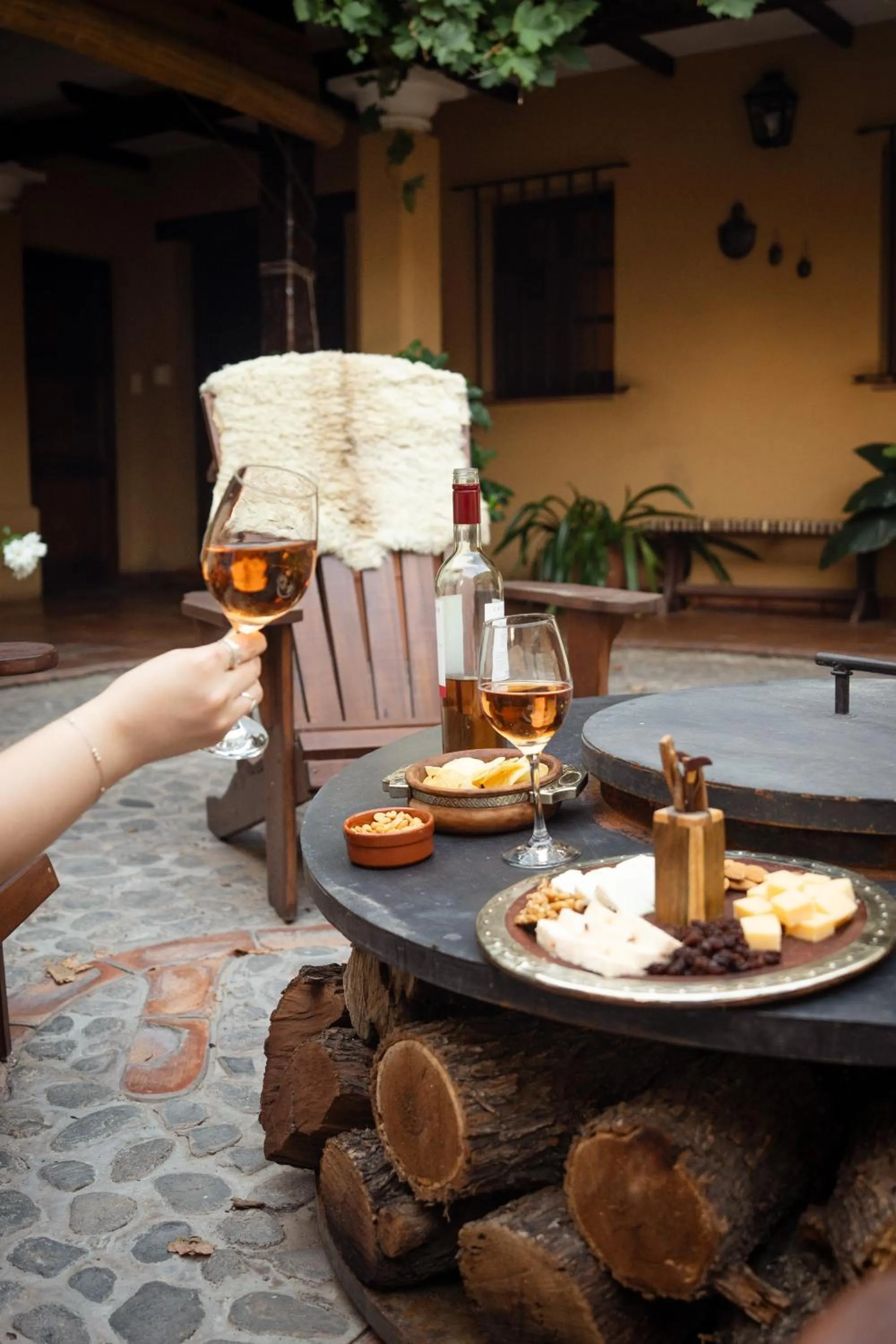 Patio in Villa Vicuña Cafayate Boutique Hotel