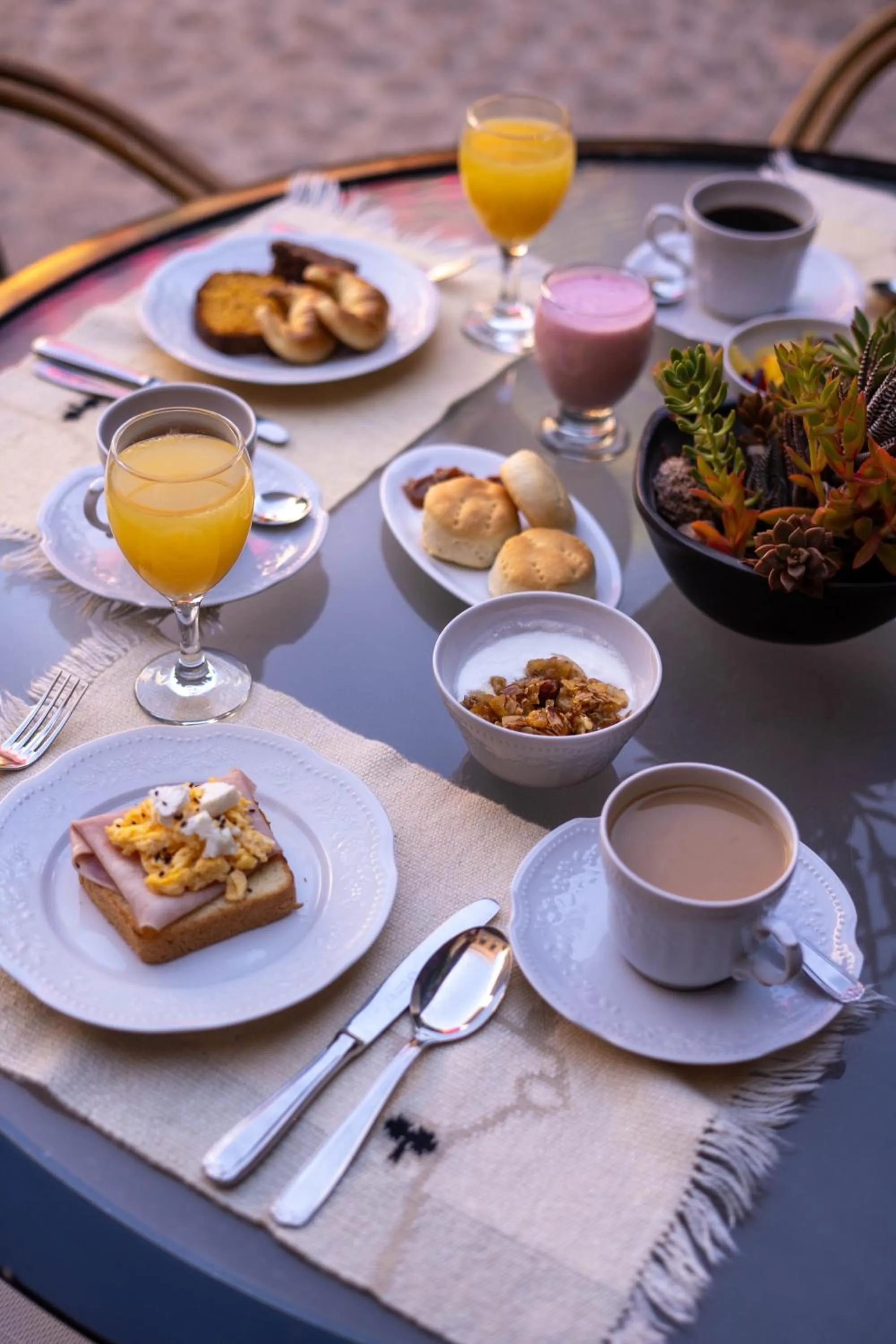 Breakfast in Villa Vicuña Cafayate Boutique Hotel