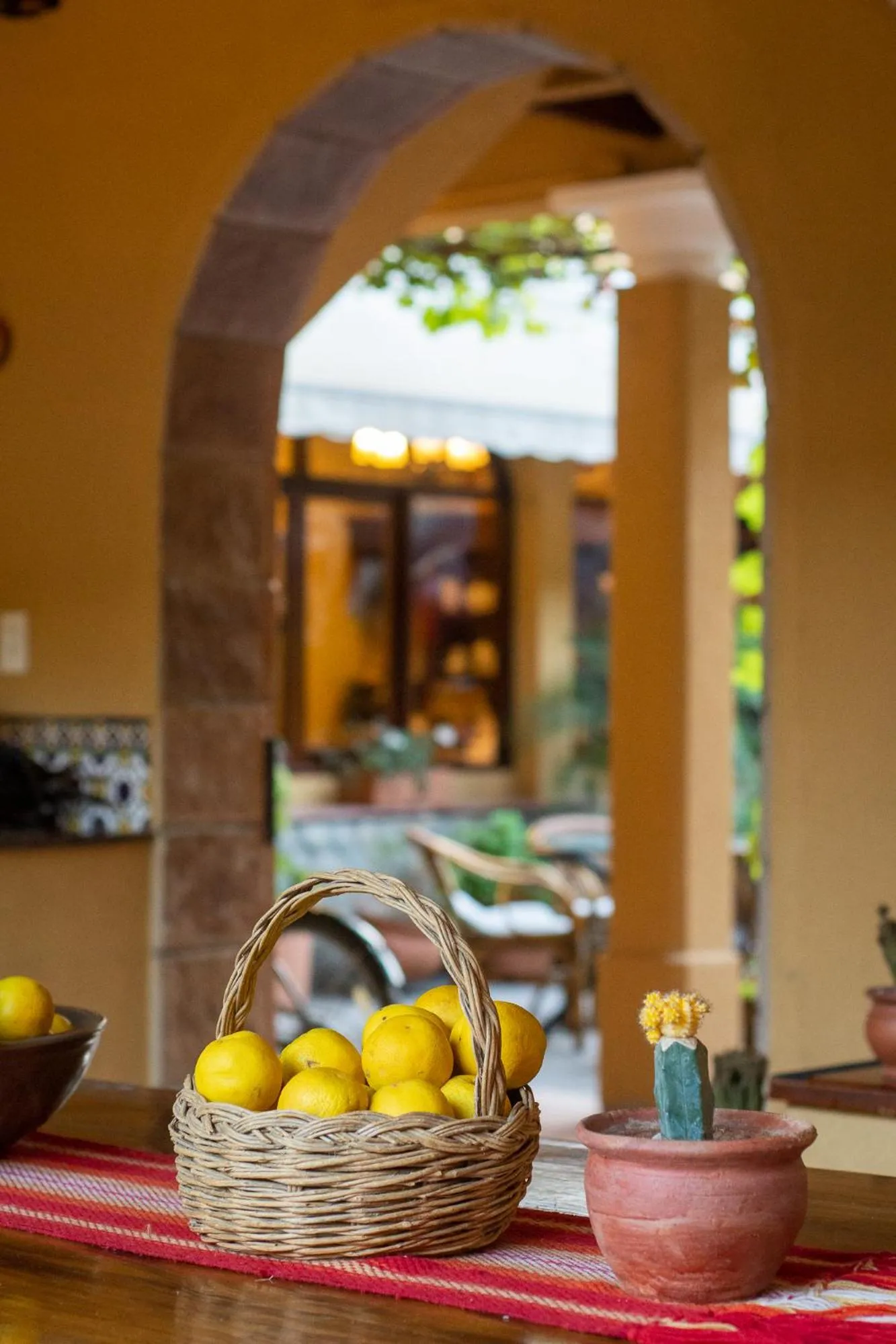 Patio in Villa Vicuña Cafayate Boutique Hotel