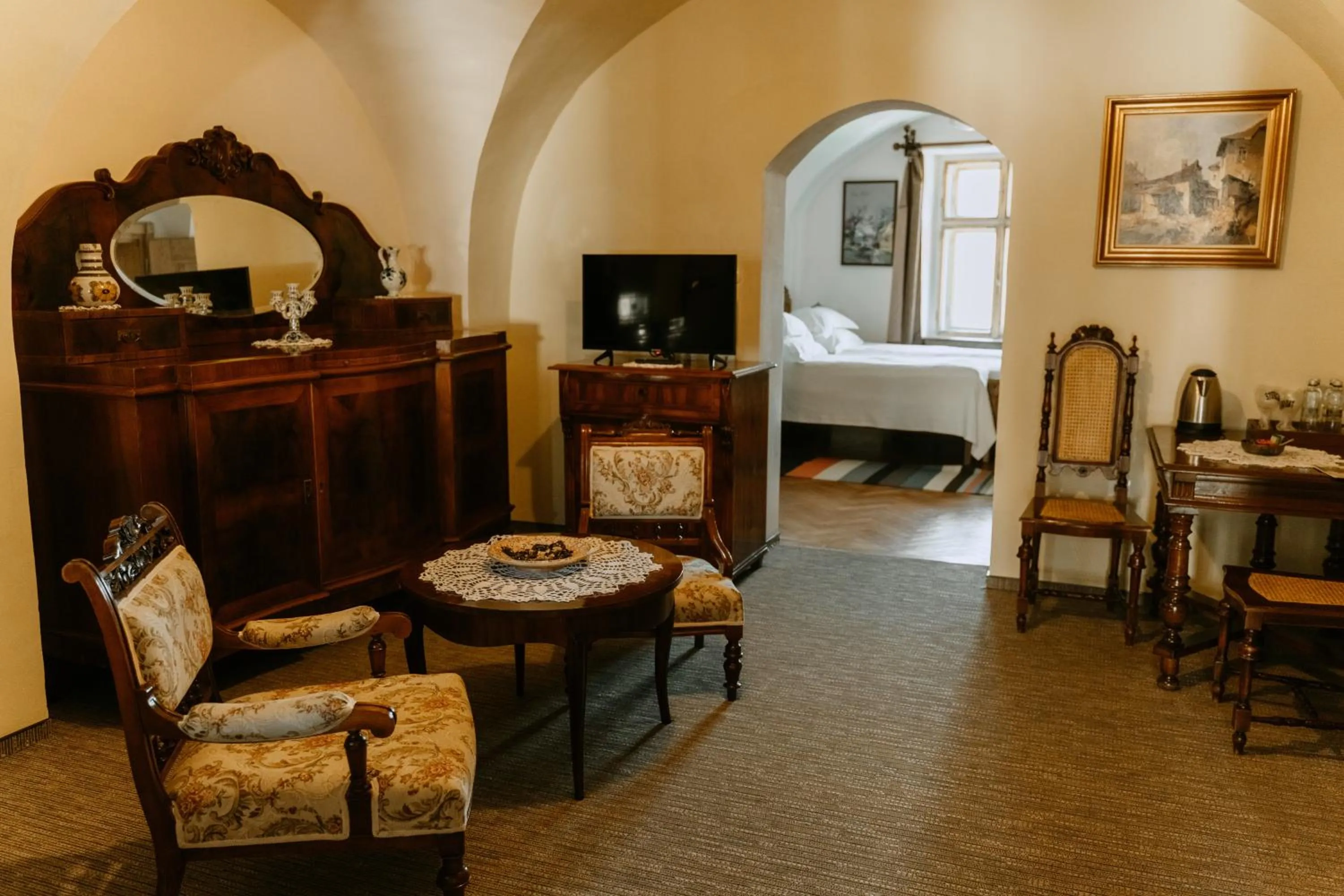 Bed in Fronius Boutique Residence