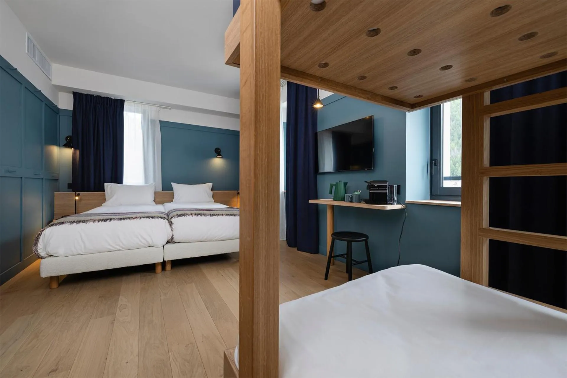 Bed in Hôtel Restaurant la Couronne