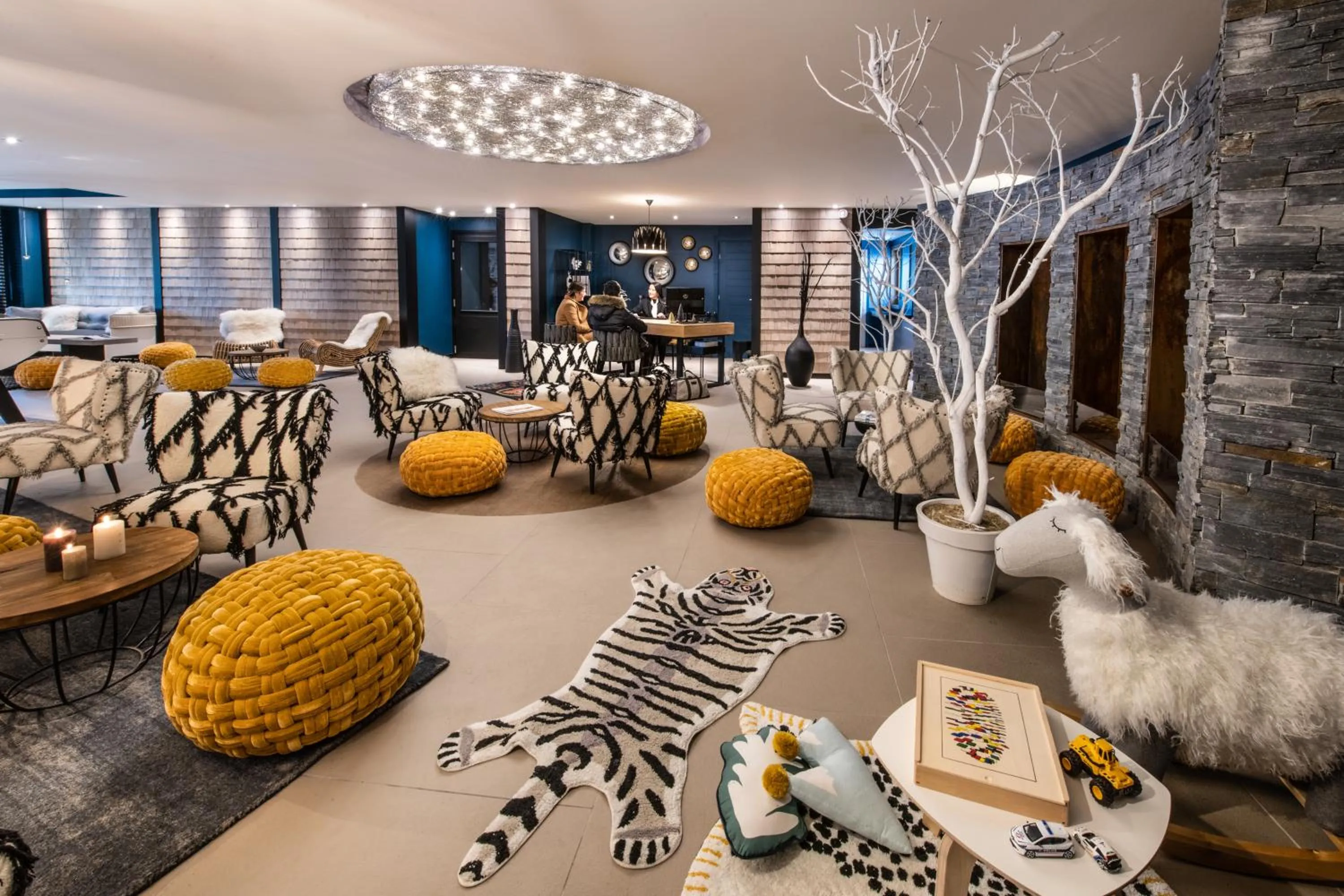 Lobby or reception in Residence Montana Plein Sud