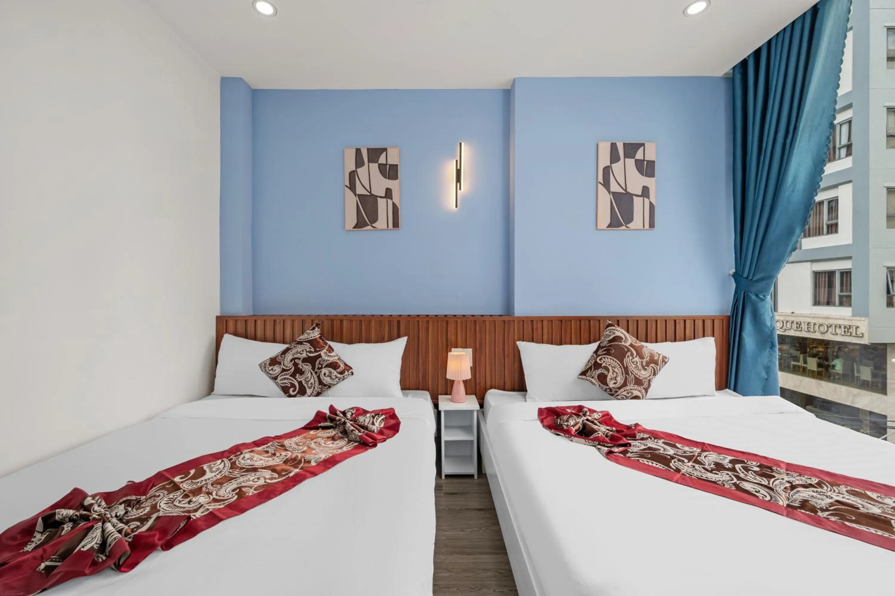 Bed in Bao Chau Hotel