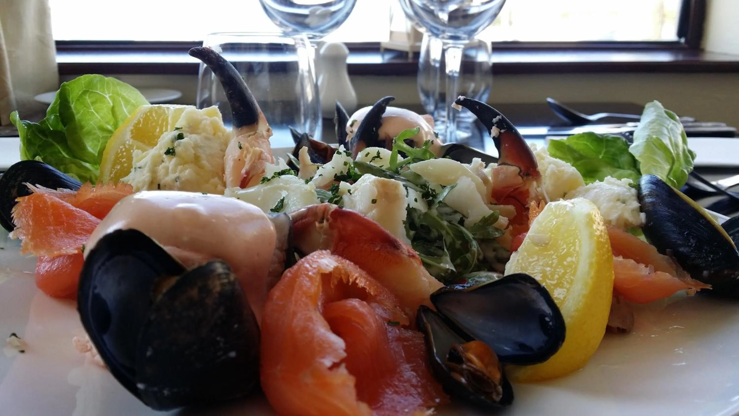 Food close-up in Bay View Hotel