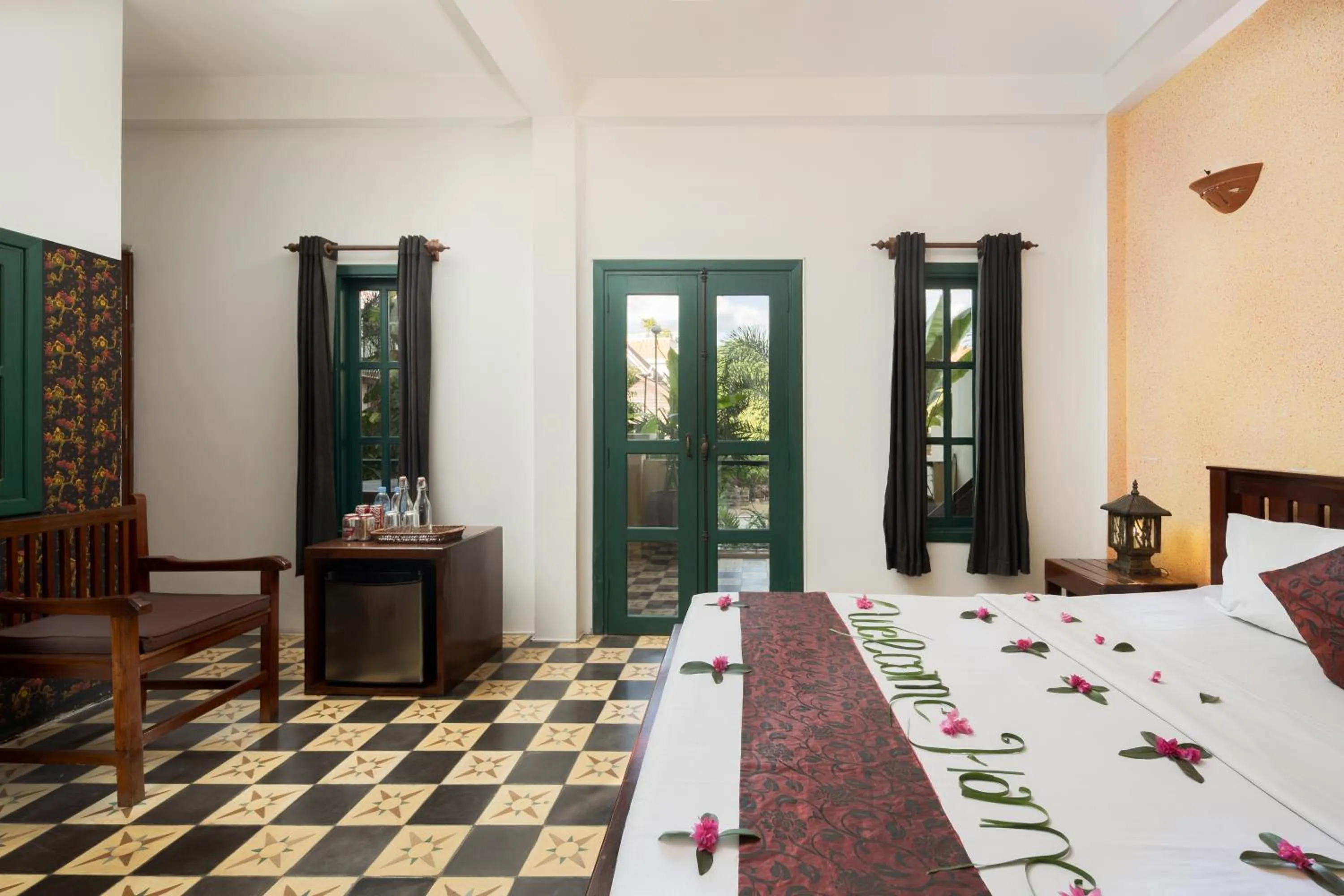 Bedroom, Bed in Golden Banana Residence