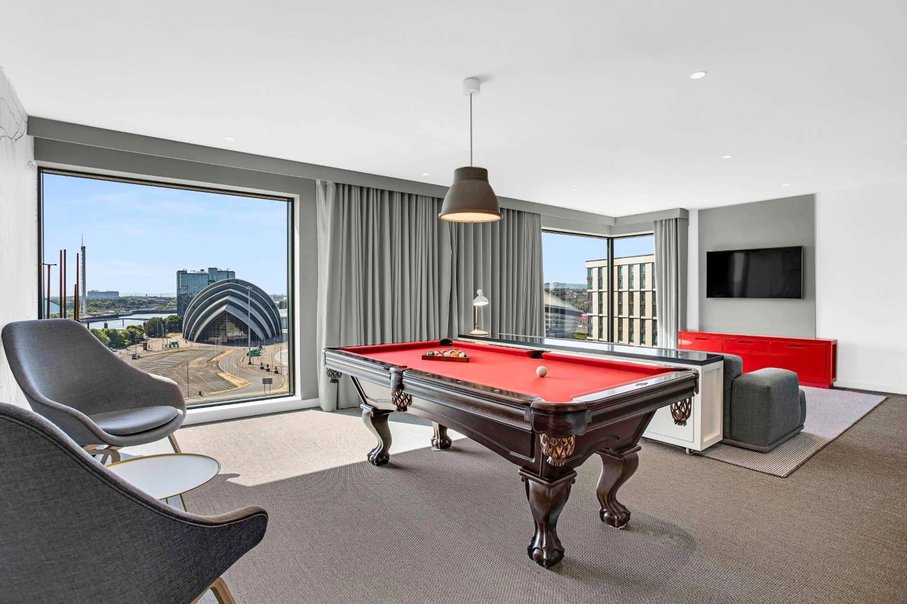 Living room in Radisson RED Hotel, Glasgow