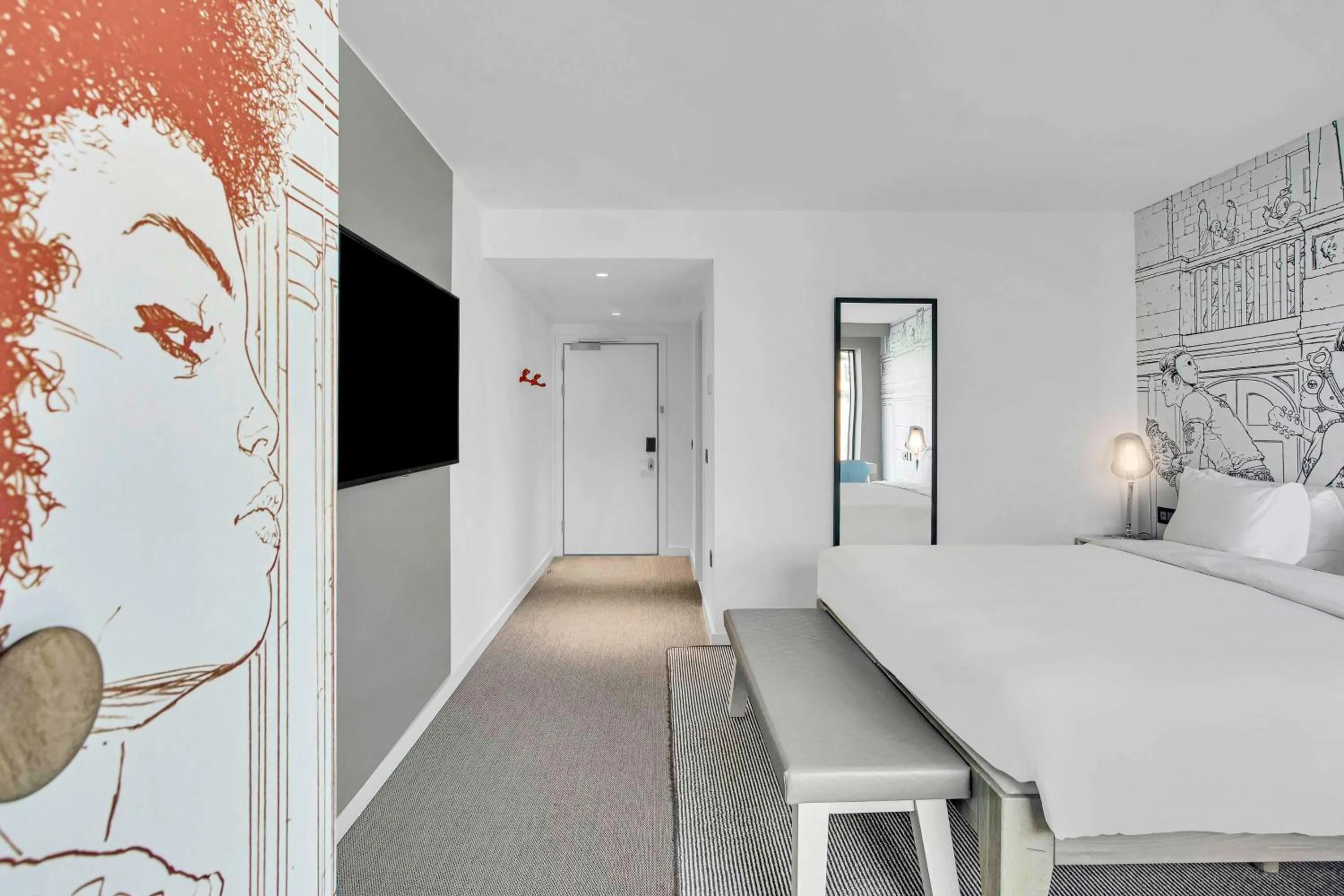 Bedroom, Bed in Radisson RED Hotel, Glasgow