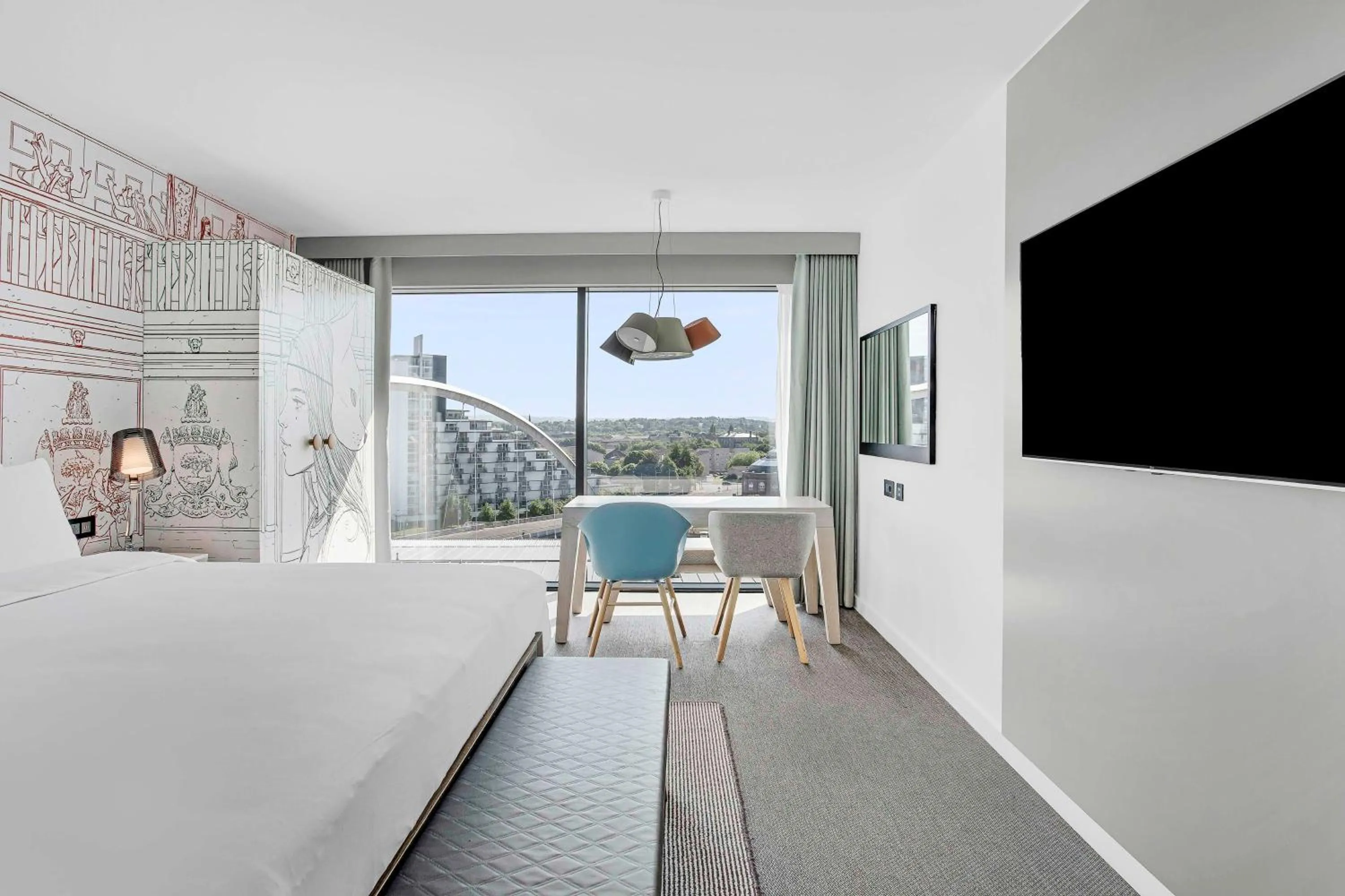 Bedroom, Bed in Radisson RED Hotel, Glasgow