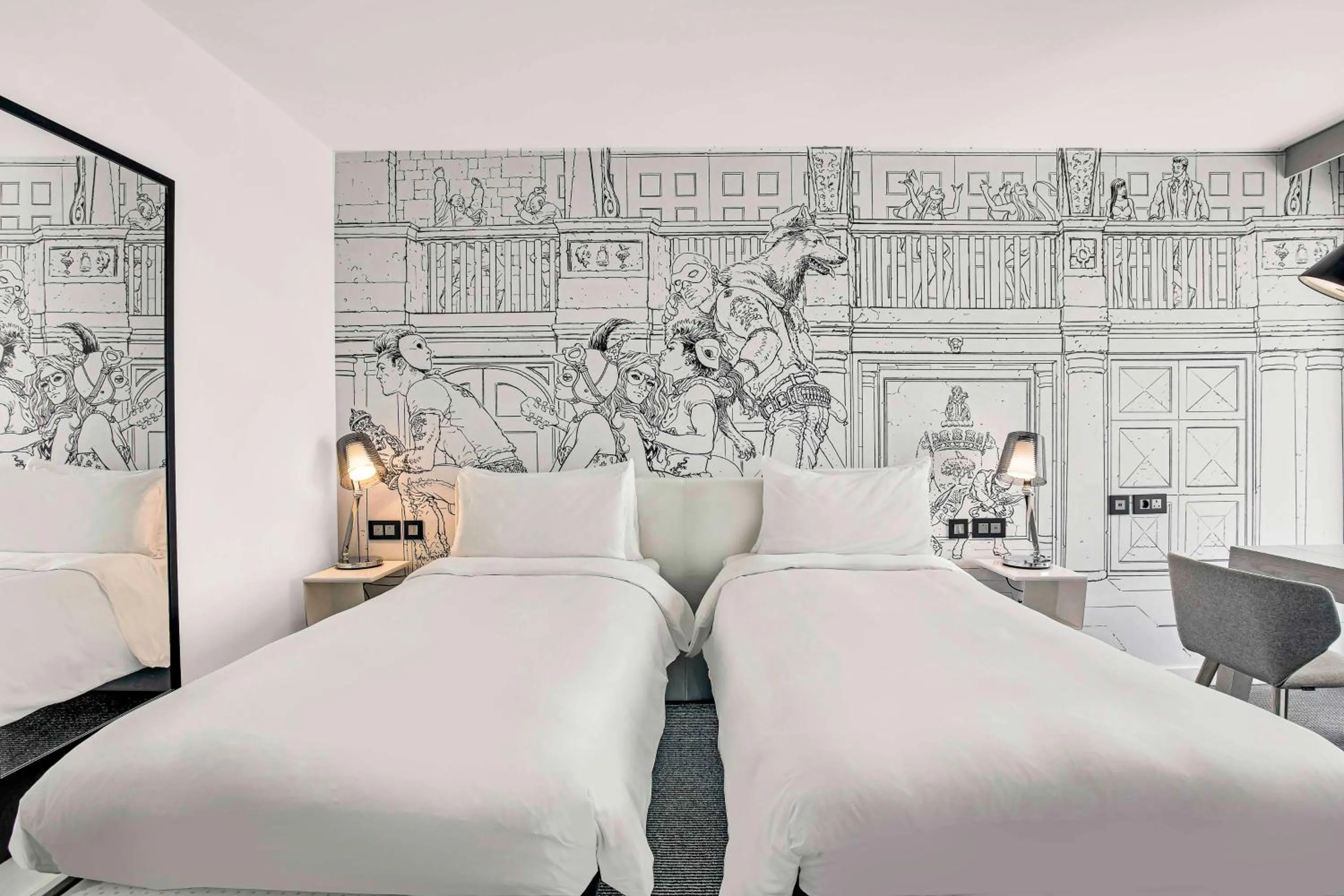 Bedroom, Bed in Radisson RED Hotel, Glasgow