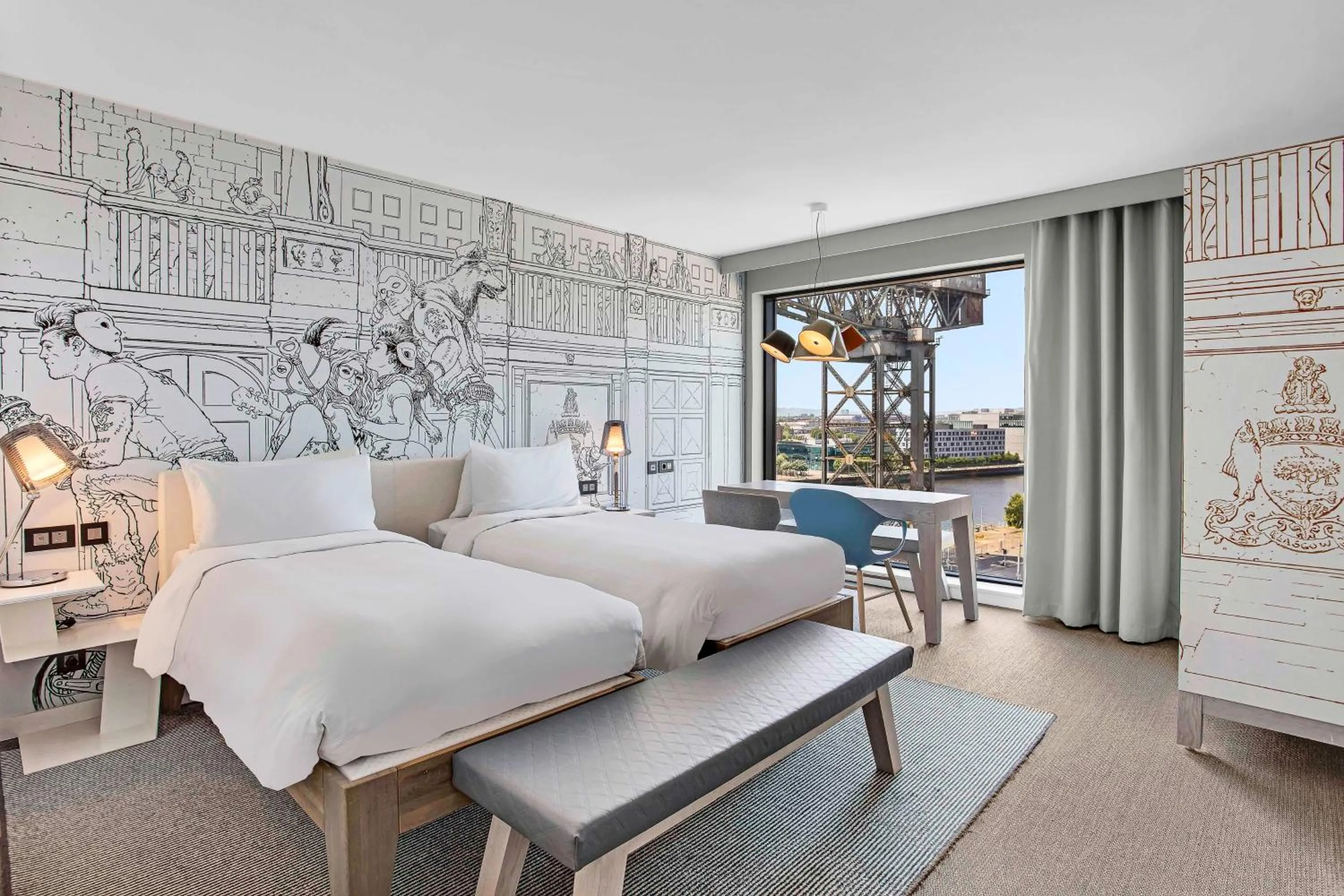 Bedroom, Bed in Radisson RED Hotel, Glasgow