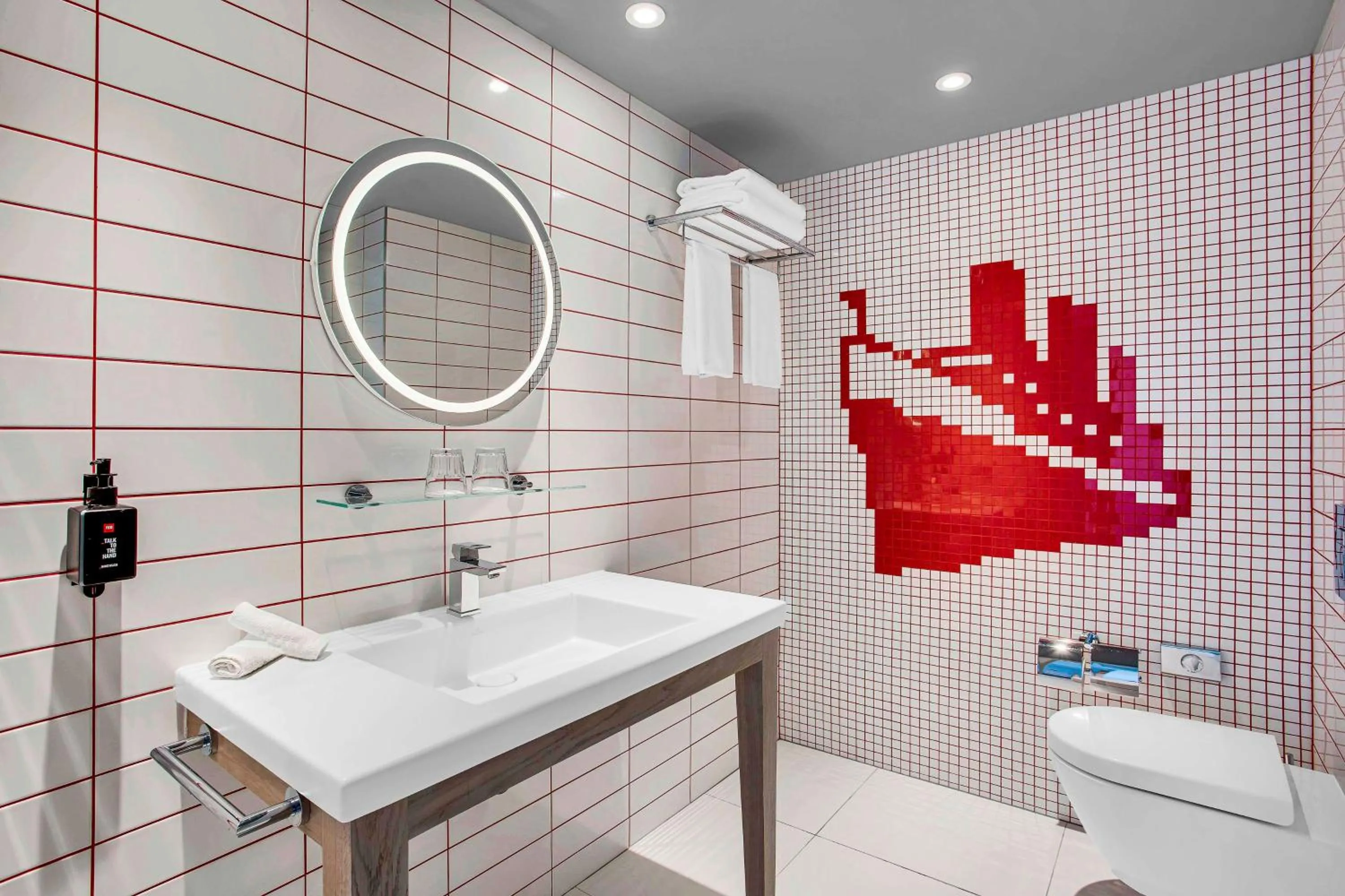 Bathroom in Radisson RED Hotel, Glasgow