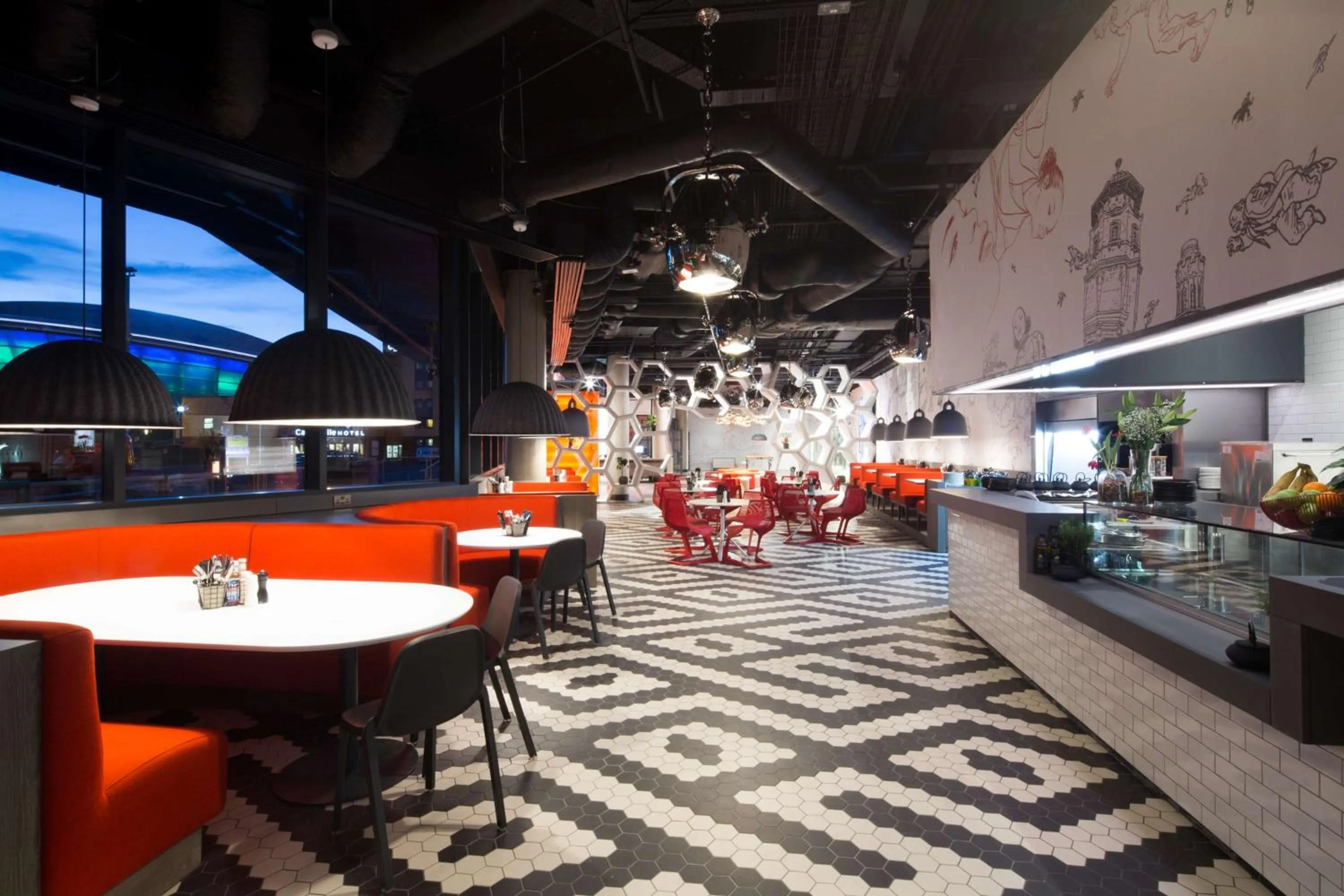 Restaurant/places to eat in Radisson RED Hotel, Glasgow