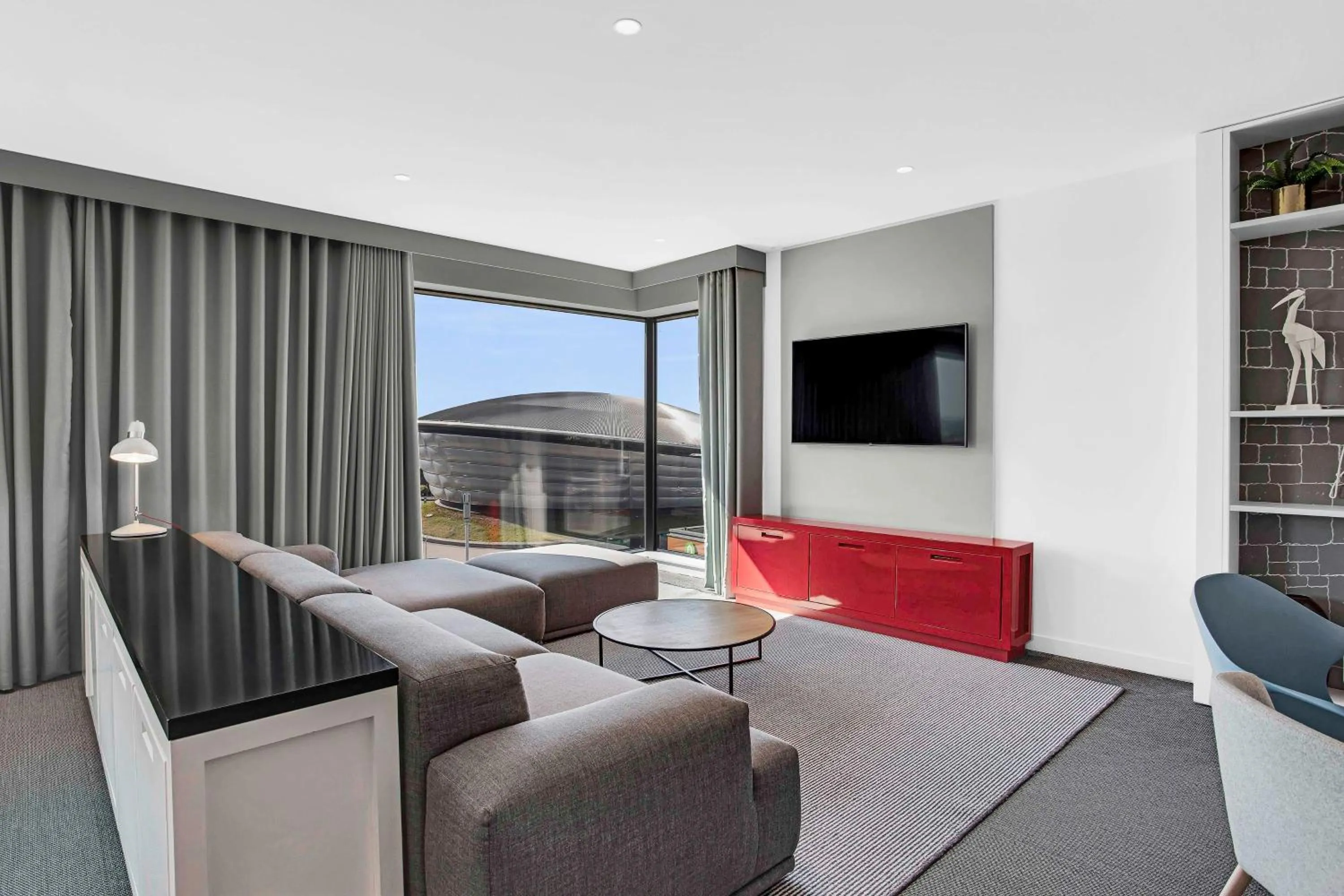 Living room in Radisson RED Hotel, Glasgow