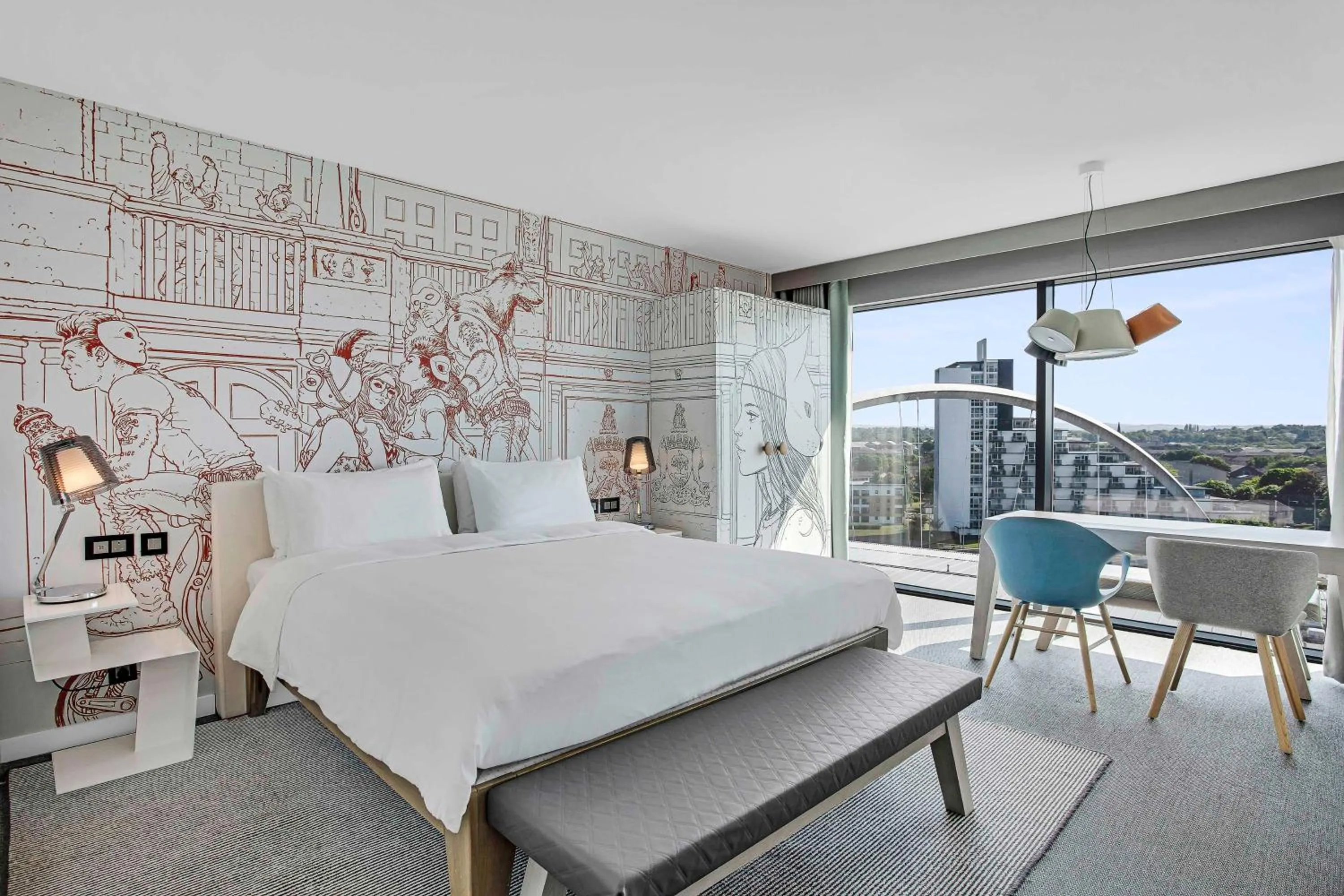 Bedroom, Bed in Radisson RED Hotel, Glasgow