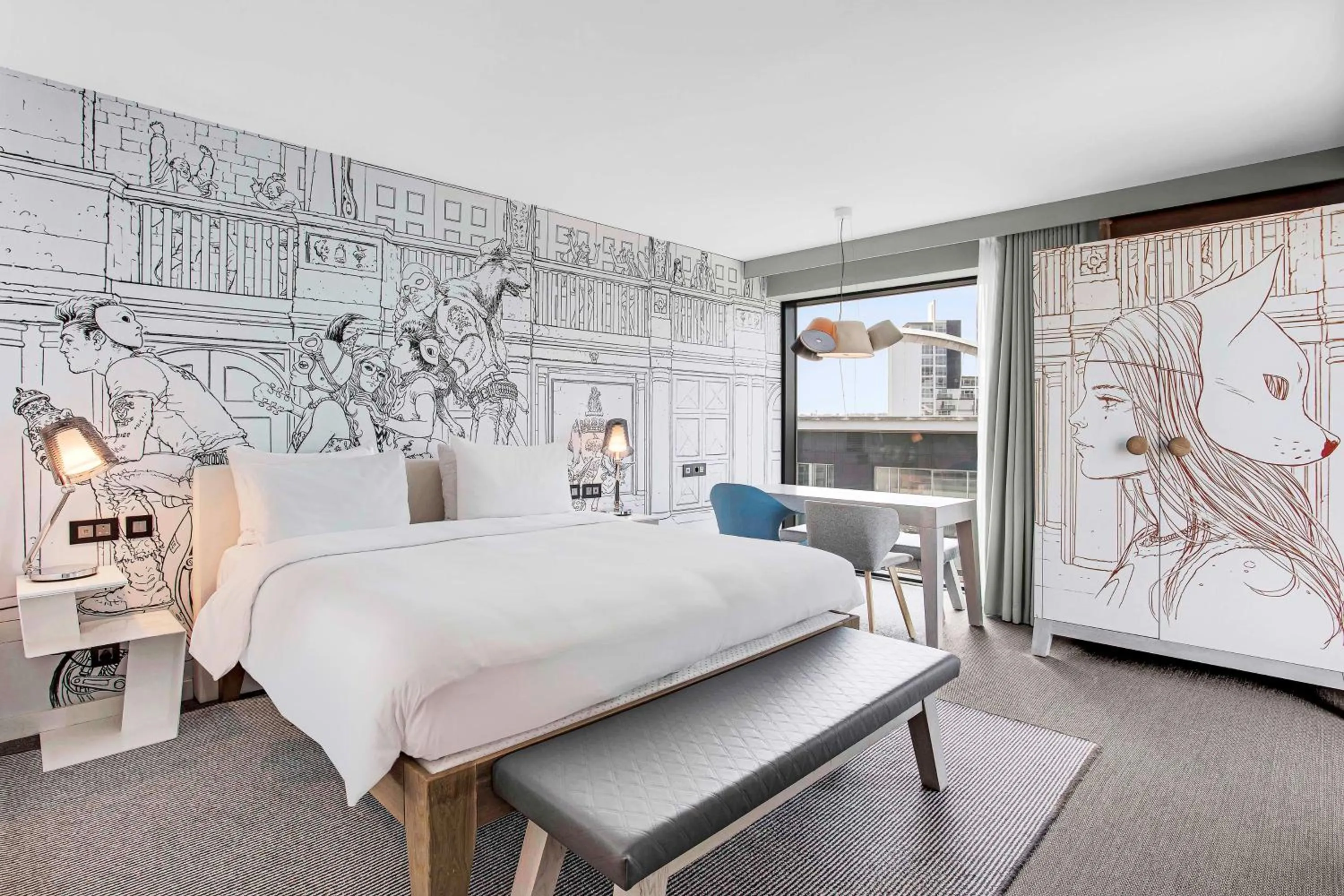 Photo of the whole room, Bed in Radisson RED Hotel, Glasgow