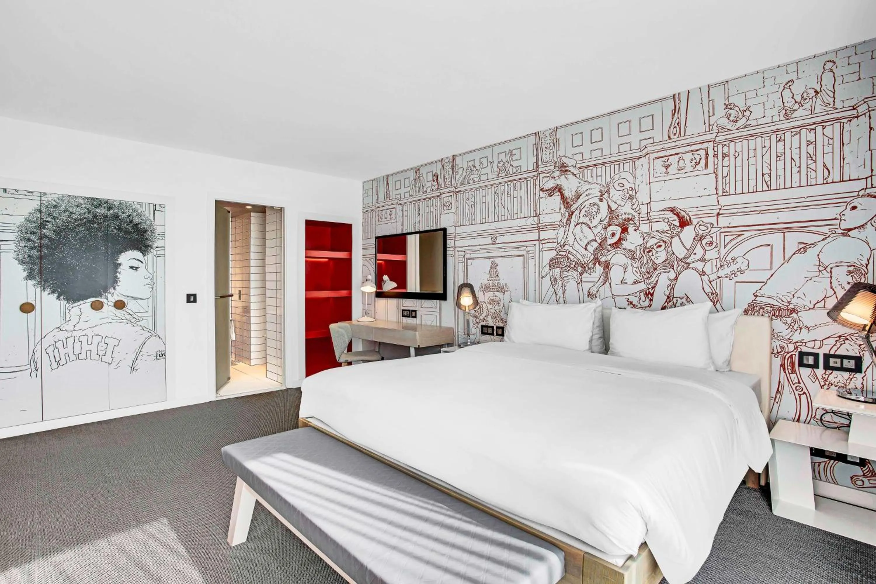 Photo of the whole room, Bed in Radisson RED Hotel, Glasgow