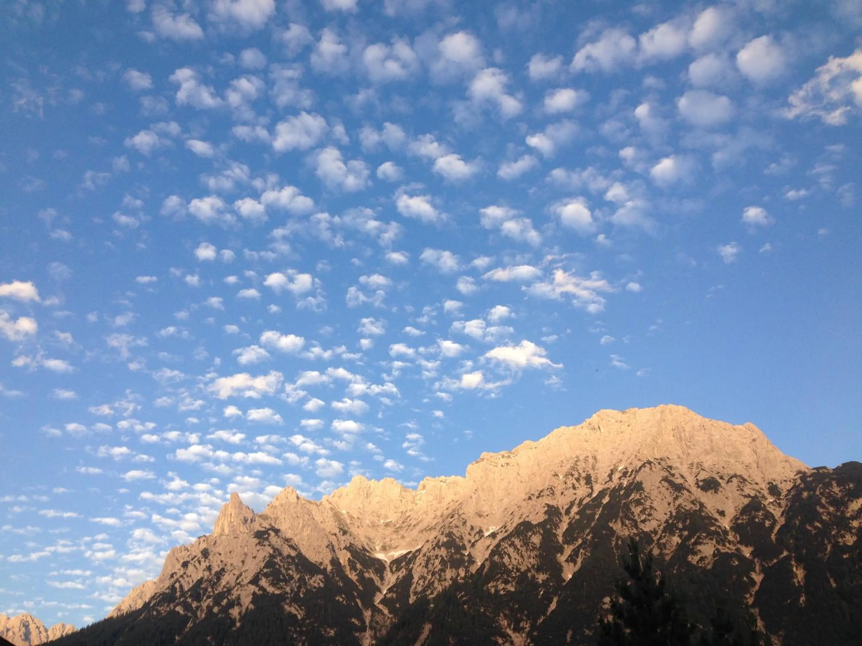 Mountain view in Hotel Franziska