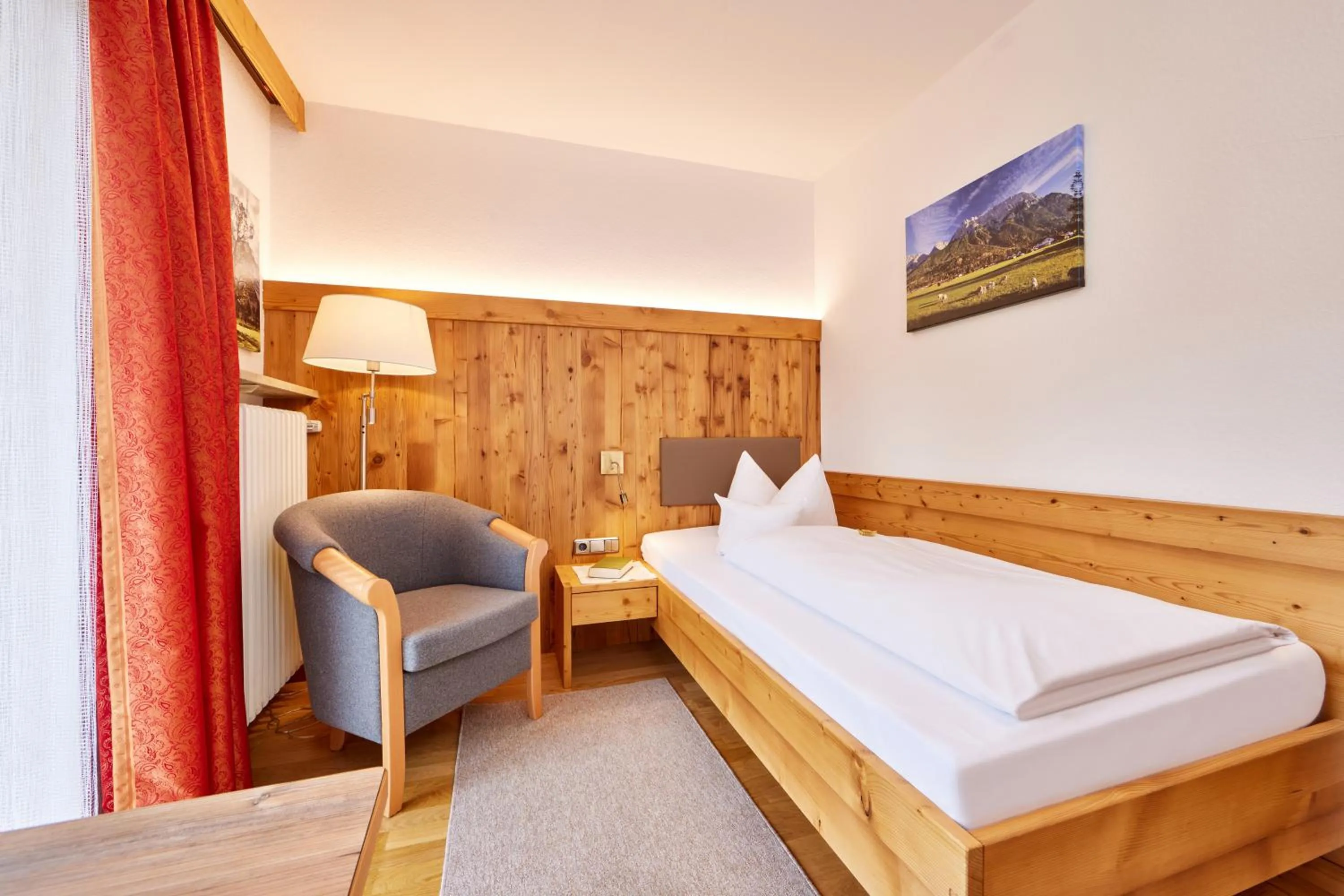 Bed in Hotel Franziska