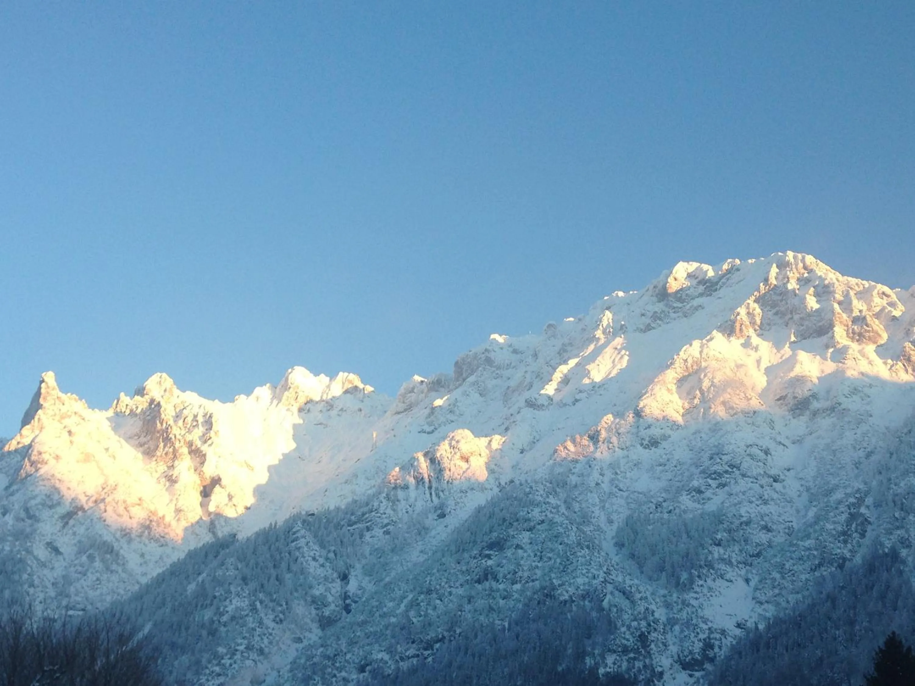 Mountain view in Hotel Franziska