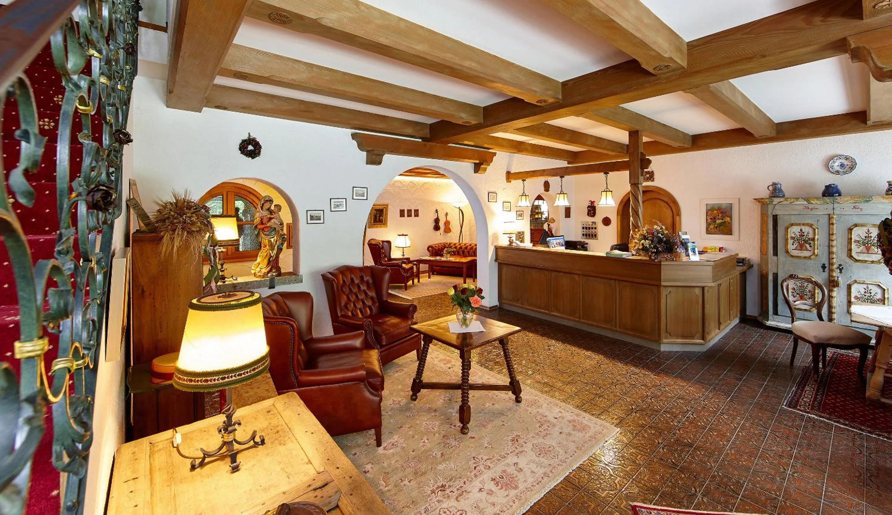 Lobby or reception in Hotel Franziska