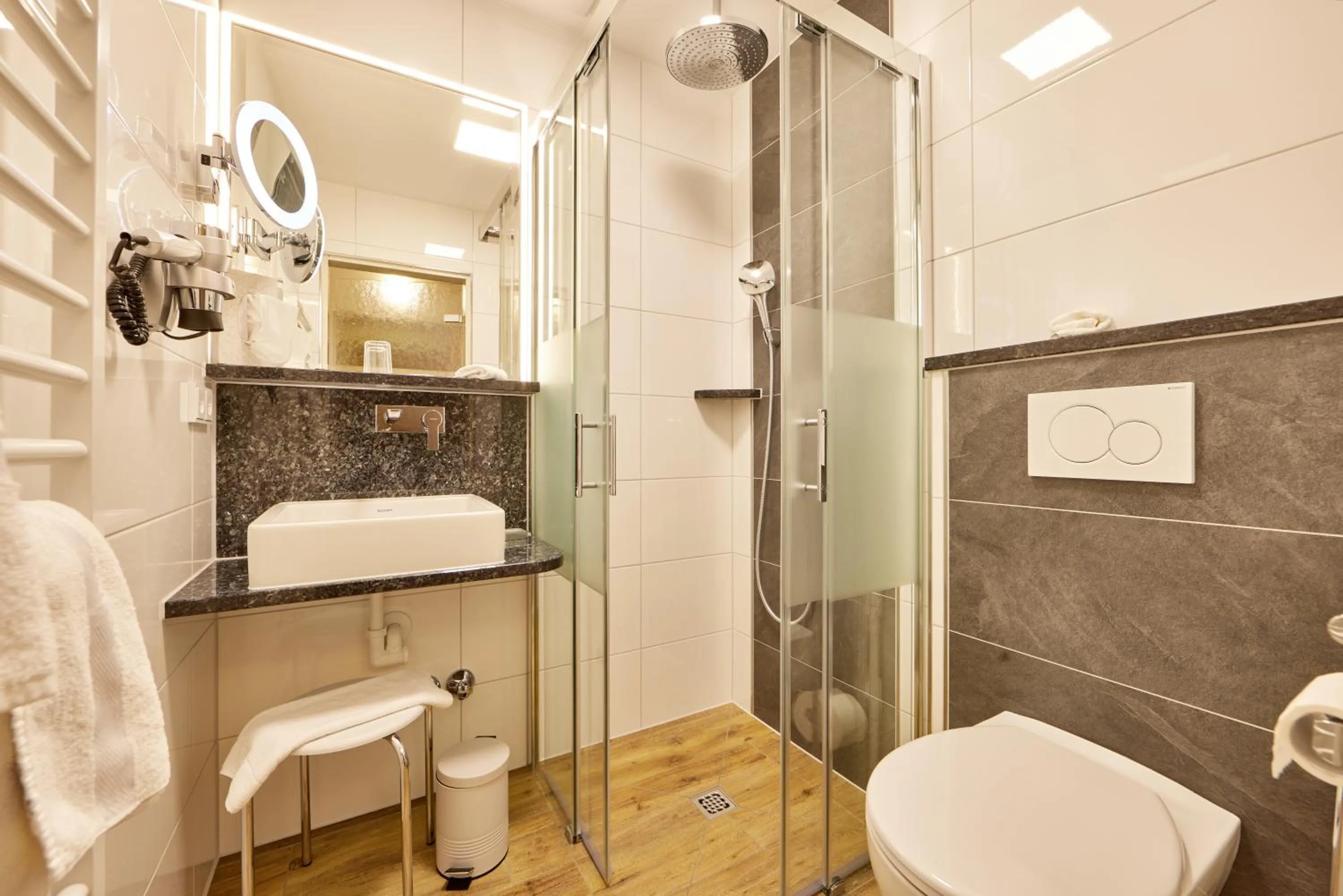 Bathroom in Hotel Franziska