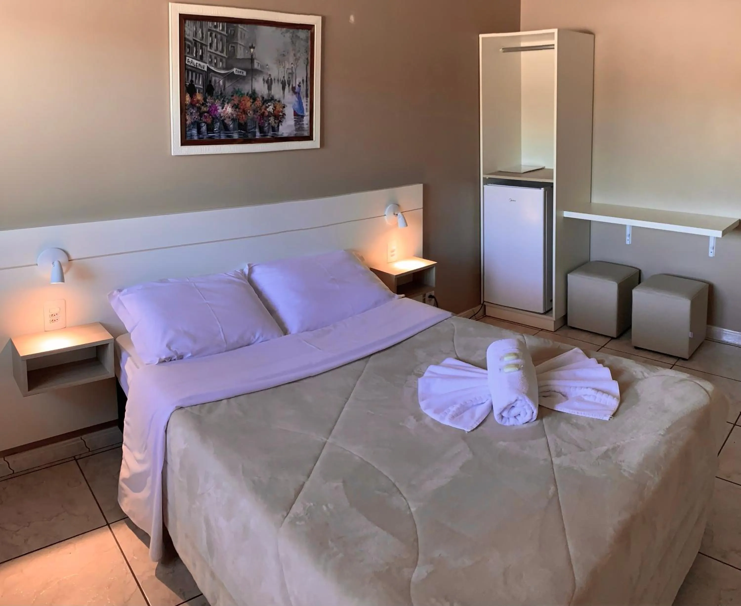 Bed in Pousada Bello Outono